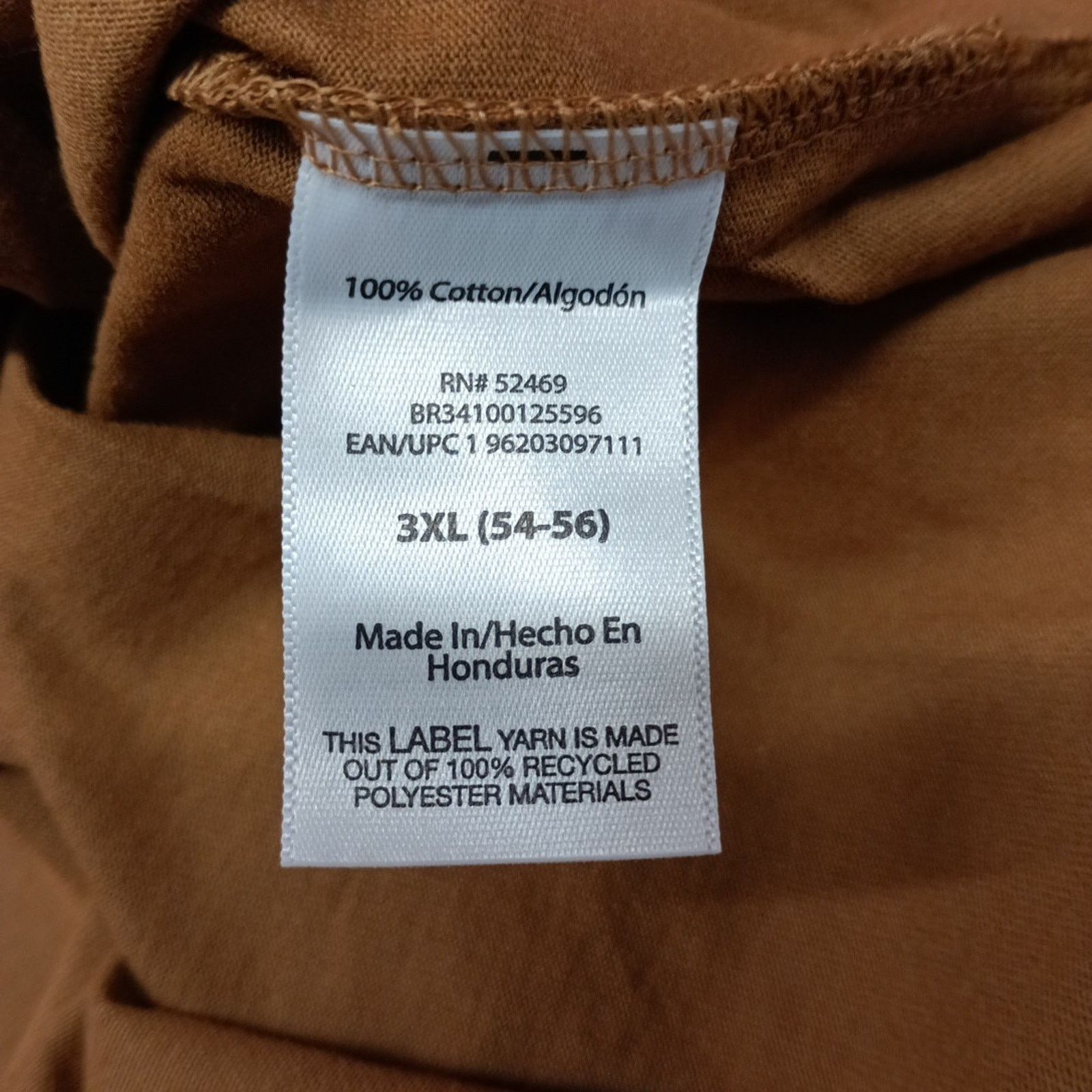 Other 3 Brahma T-Shirt 3XL 54-56 Gray, White, Brown Pocket Tee Size US XXL / EU 58 / 5 - 7 Thumbnail