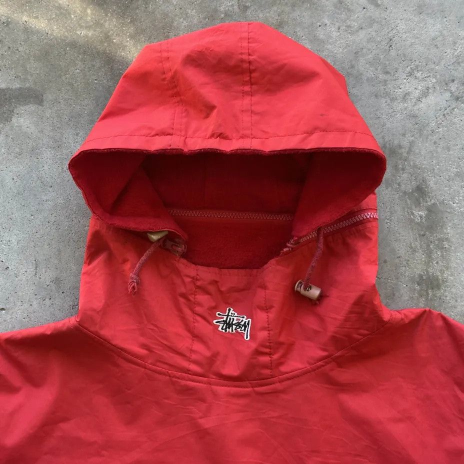 Stussy Vintage 90s Stüssy Reverisble Hooded Jacket Size XL Size US XL / EU 56 / 4 - 4 Thumbnail