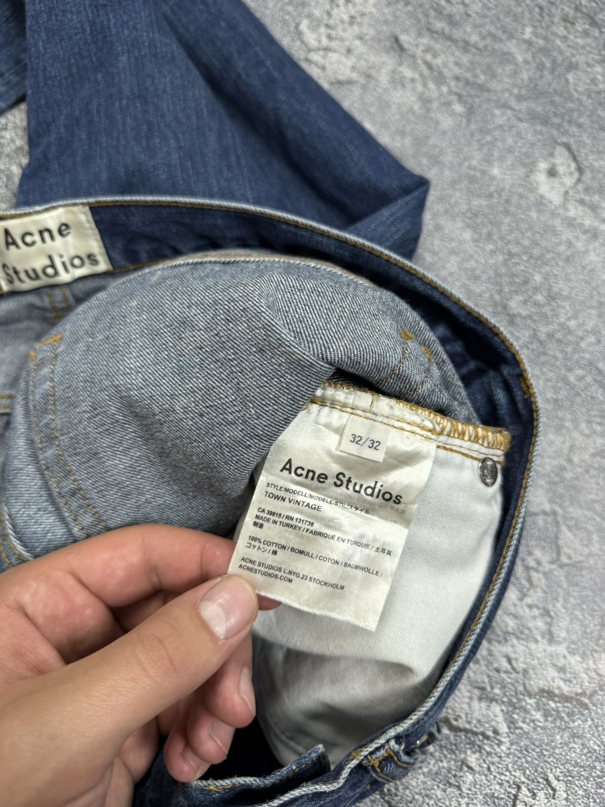 Acne Studios Acne Studios Town Vintage Stretch Jeans Pants Trousers Size US 32 / EU 48 - 8 Thumbnail