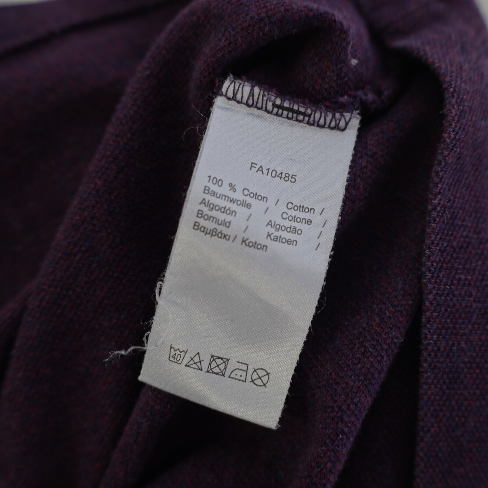 Lacoste Lacoste Purple W/ Blue Spec Size 7 Classic Fit Collared Polo Size US XL / EU 56 / 4 - 12 Thumbnail