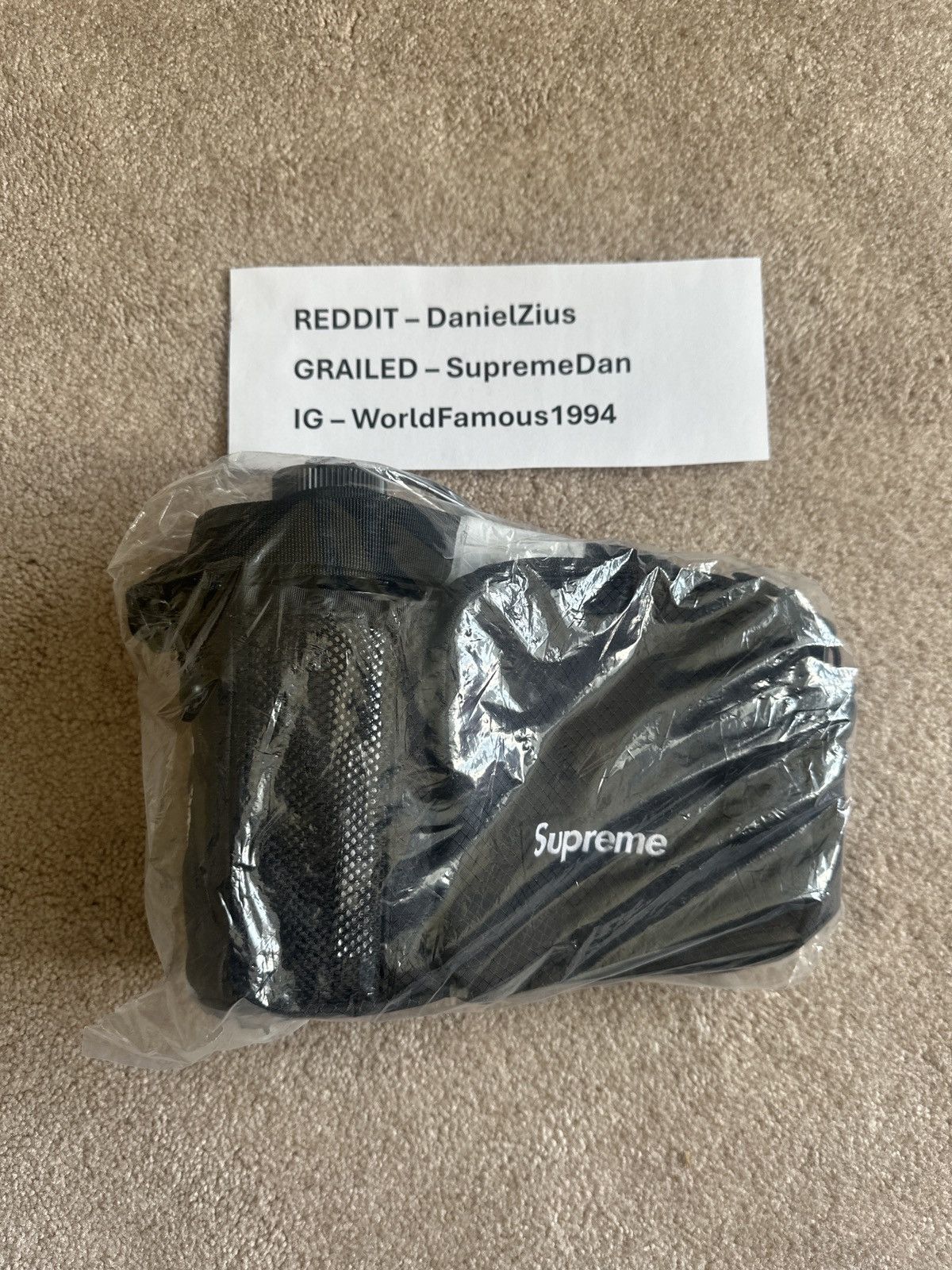 Supreme Supreme Side Bag 'Black' Size ONE SIZE - 3 Thumbnail