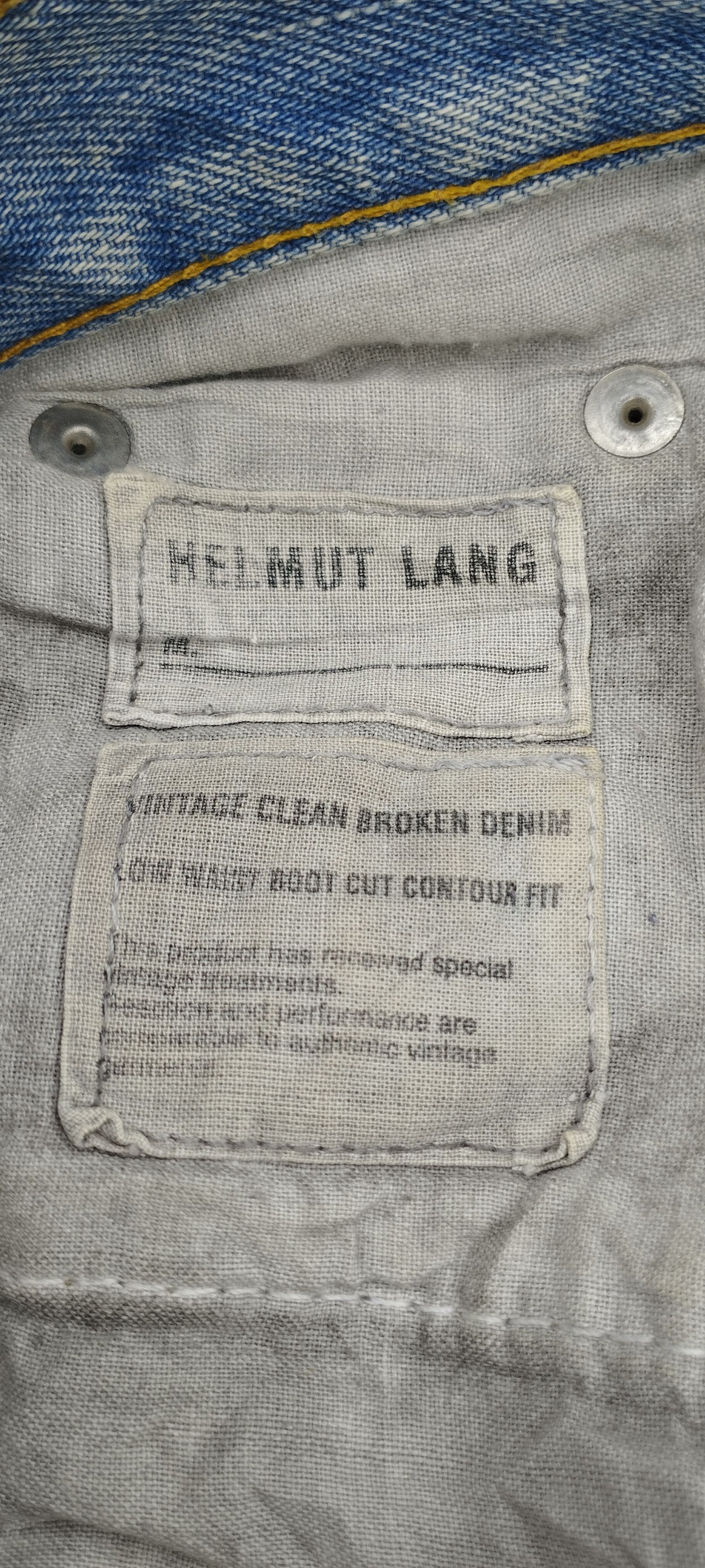Helmut Lang Helmut Lang Vintage Clean Broken Denim Jeans Size 26" / US 2 / IT 38 - 6 Thumbnail
