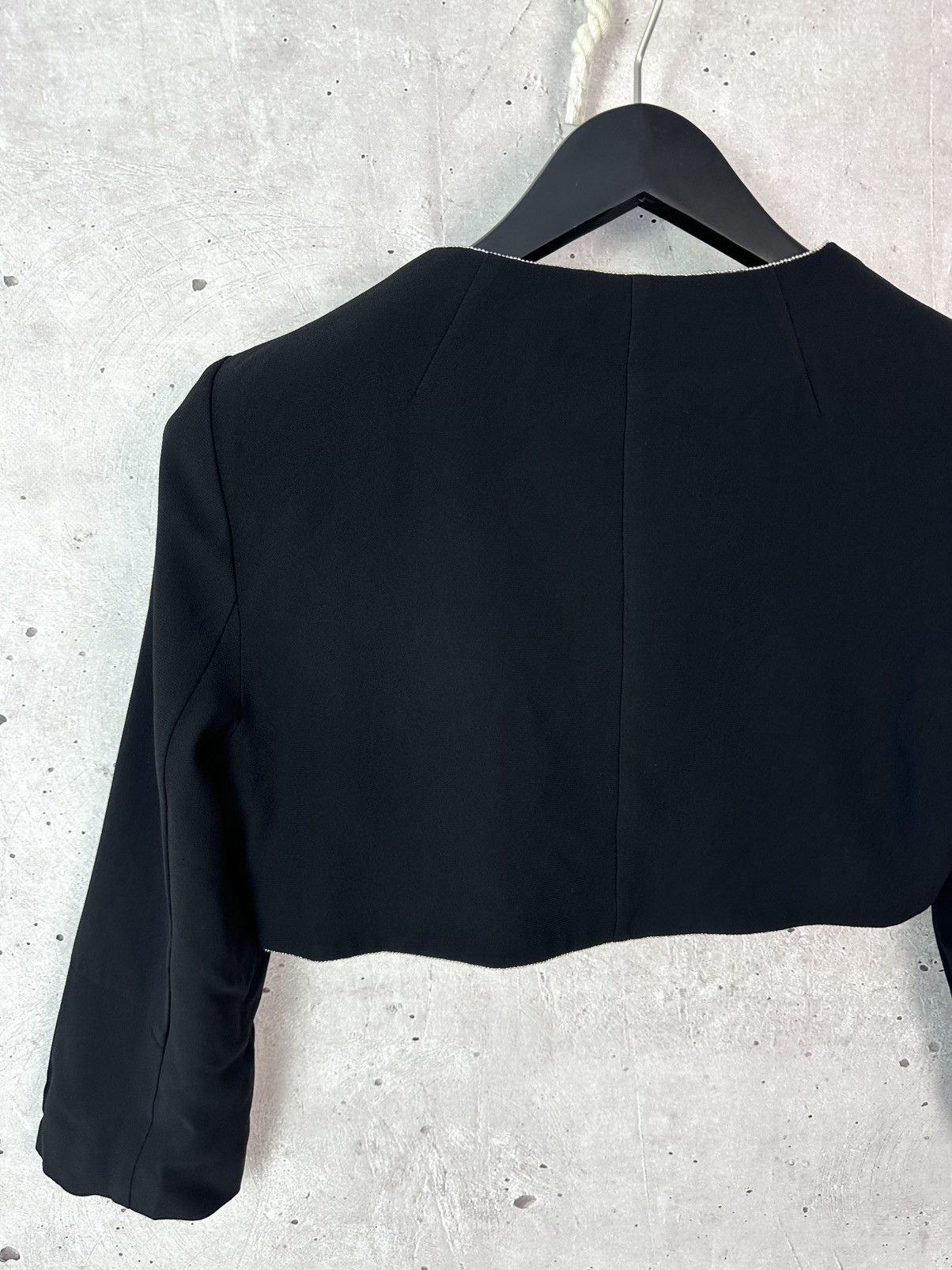 Patrizia Pepe NEW Patrizia Pepe Viscose Cropped Long Sleeve Blazer Jacket Size M / US 6-8 / IT 42-44 - 6 Thumbnail
