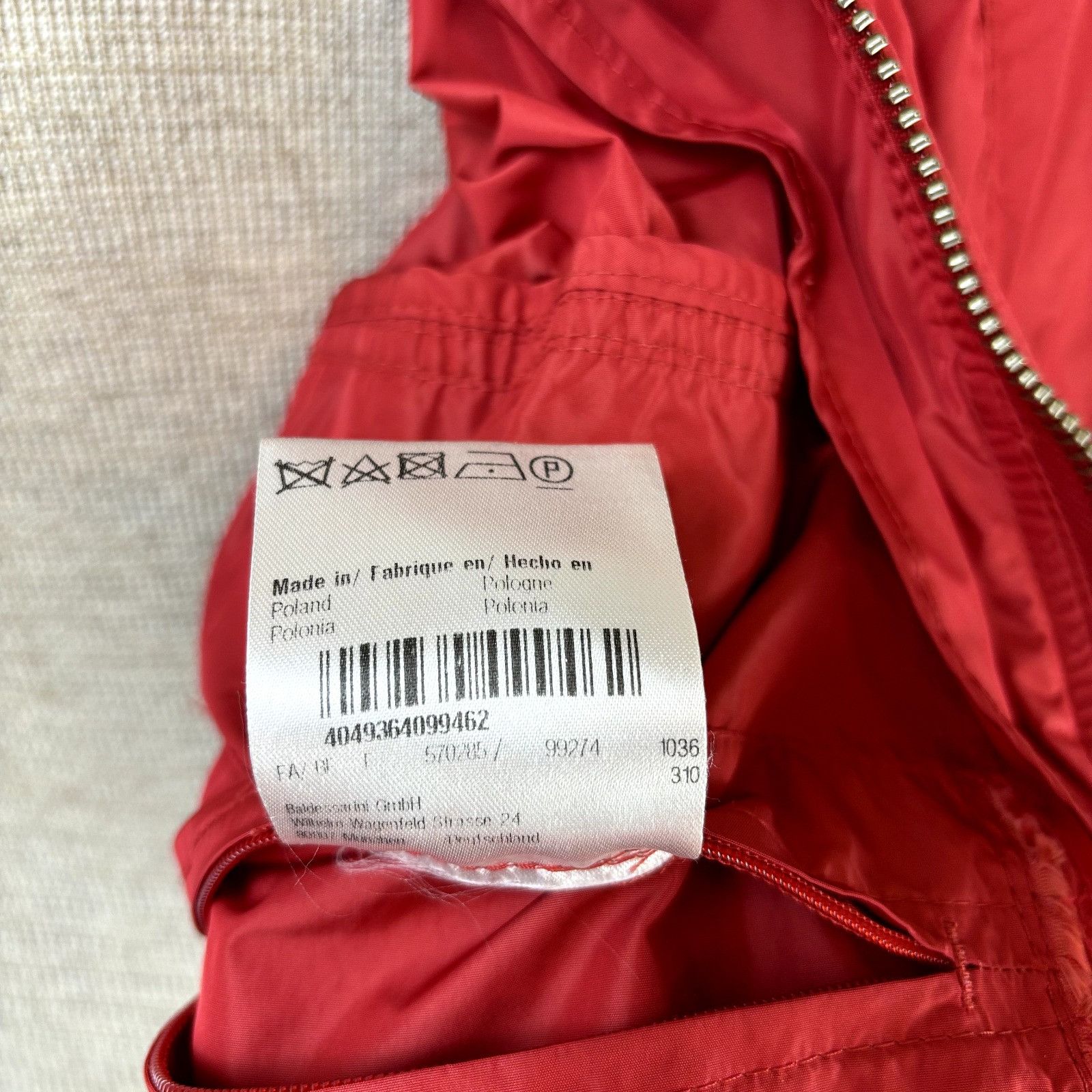 Baldessarini Baldessarini Size 54 Men's Red Windbreaker Full Zip Jacket M Size US L / EU 52-54 / 3 - 8 Thumbnail