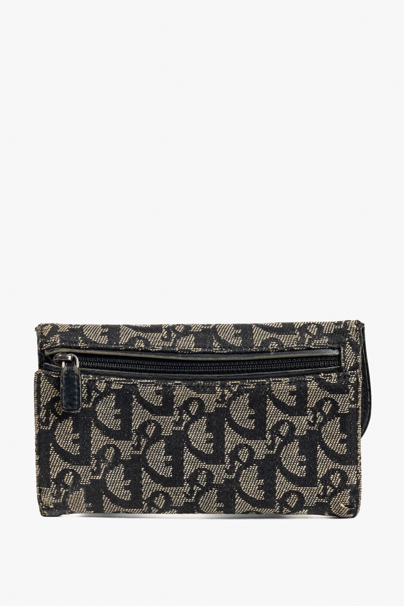 Dior Christian Dior Saddle Noir Logo-Monogram Canvas Wallet Size ONE SIZE - 4 Thumbnail