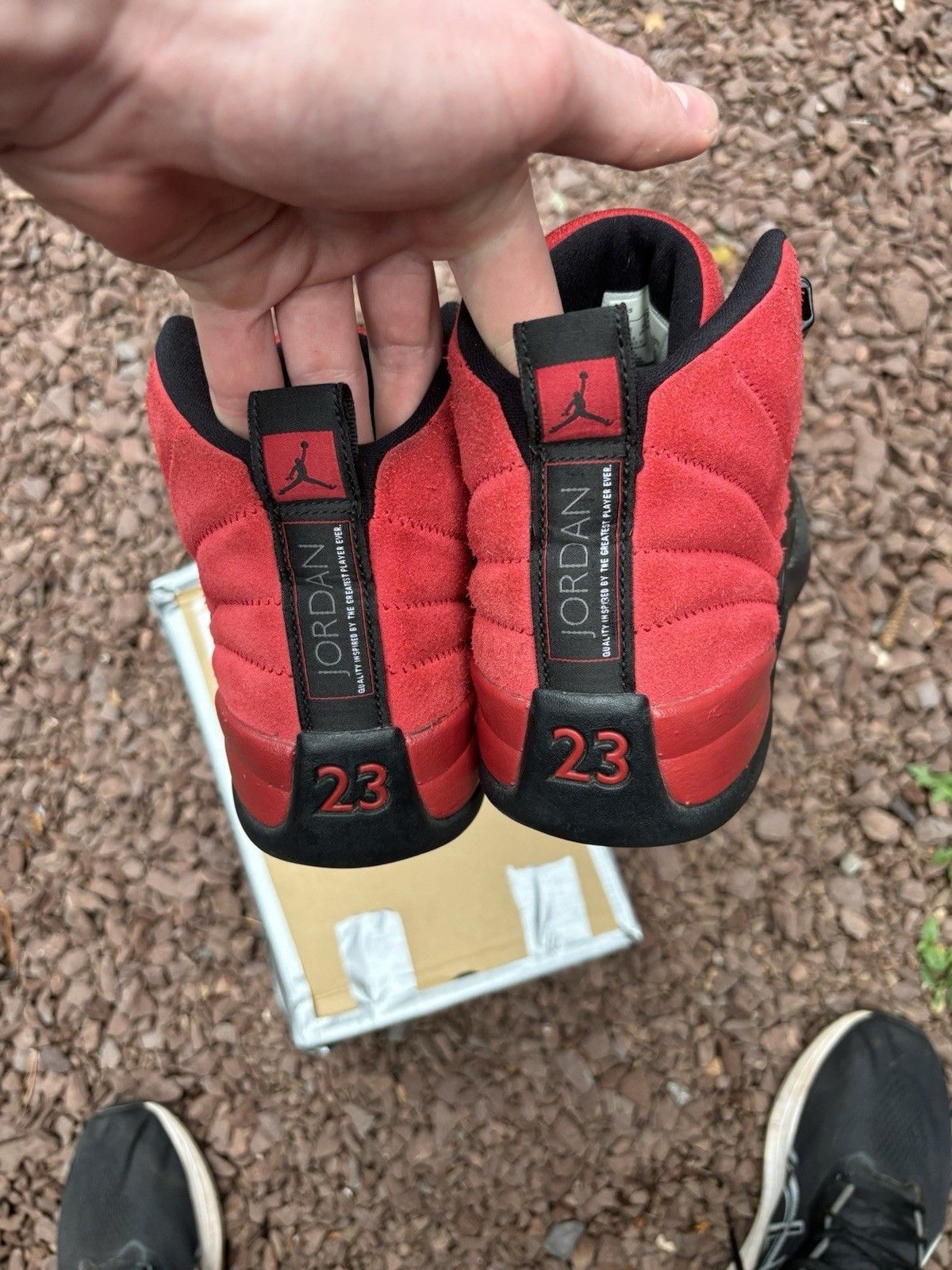 Jordan Brand Air Jordan 12 Retro Reverse Flu Game 2020 Size US 8 / EU 41 - 5 Thumbnail