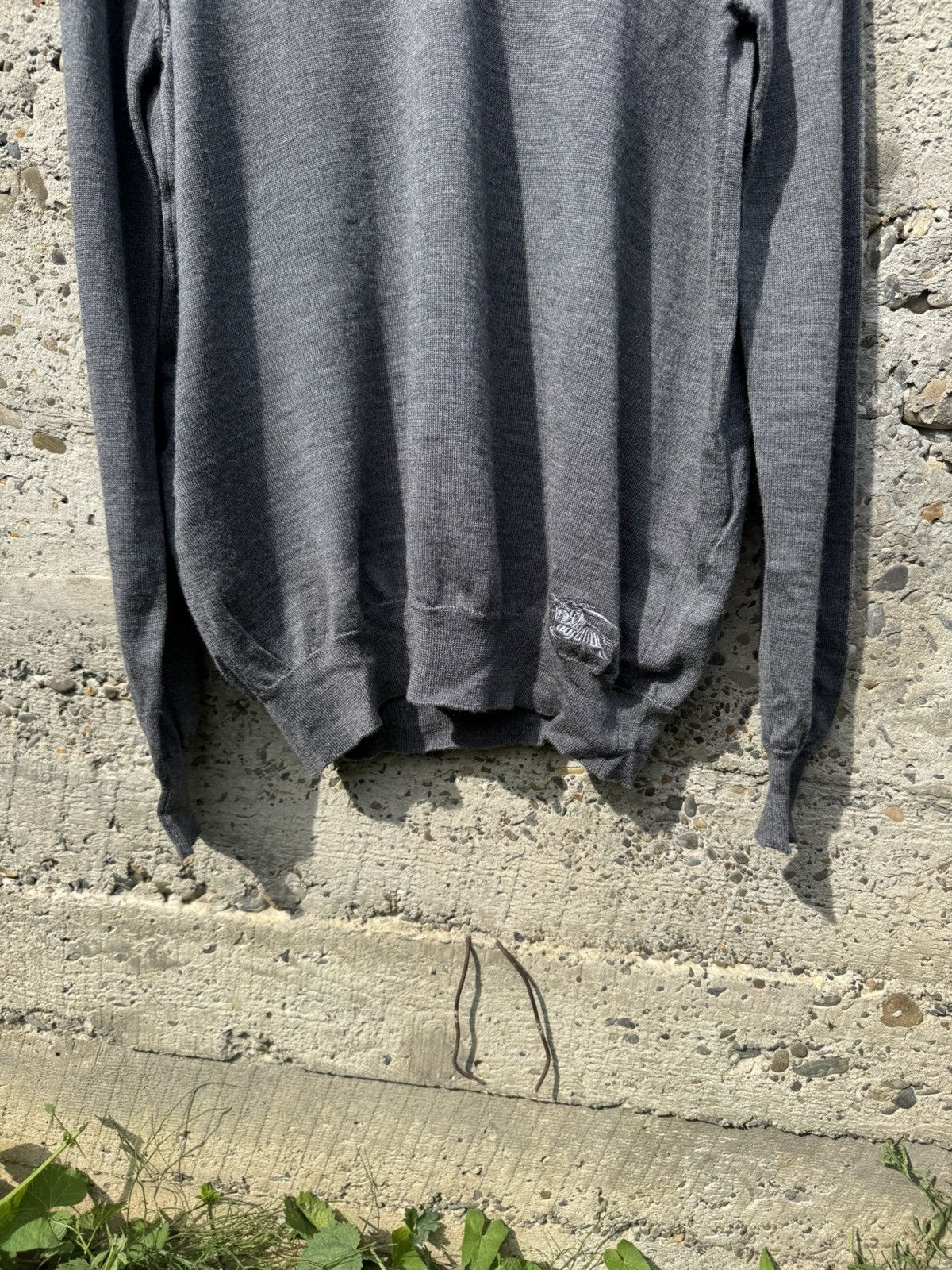 Burberry Vintage Burberry V-Neck Wool Sweater Size US XL / EU 56 / 4 - 10 Thumbnail