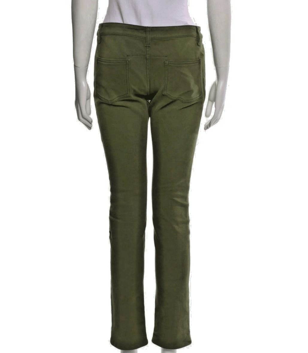 Givenchy Givenchy Olive Green Pants – Size M – Cotton Blend – Straig Size 32" / US 10 / IT 46 - 7 Thumbnail