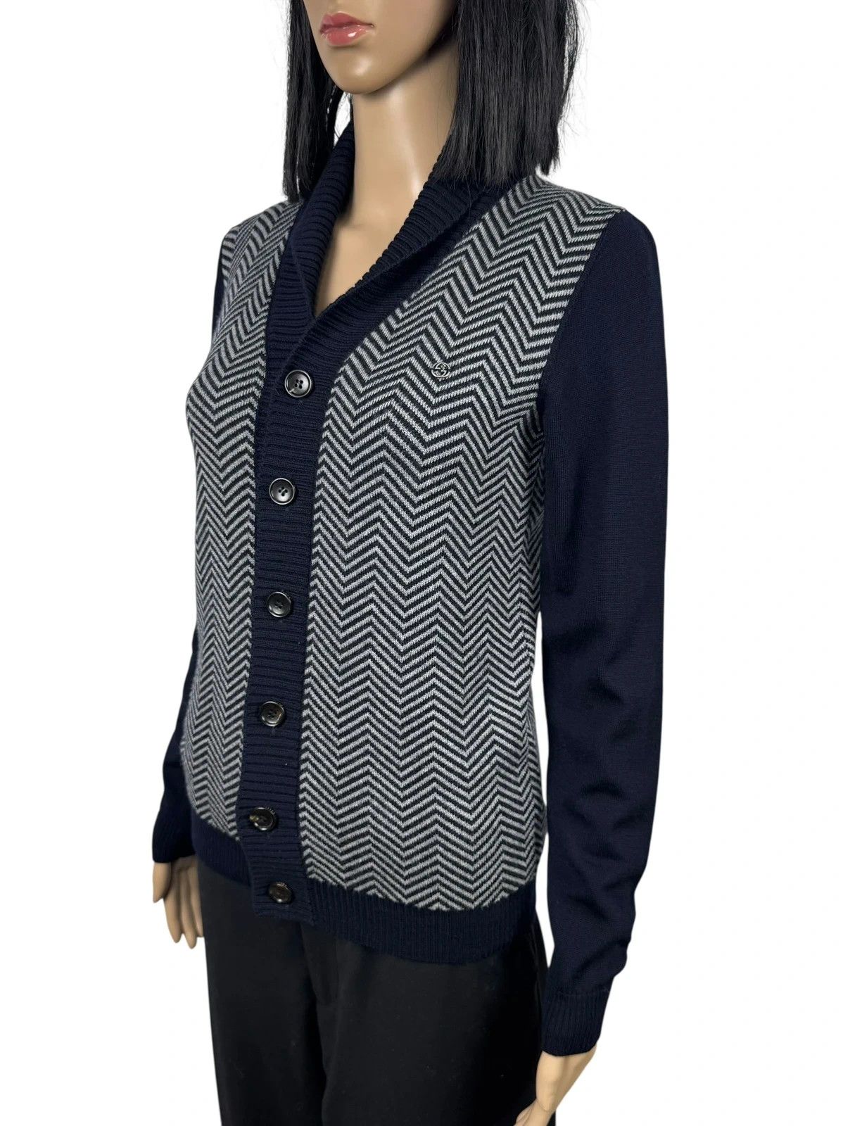 Gucci Gucci Wool Cardigan Herringbone 12 Anni Womens S Size S / US 4 / IT 40 - 4 Thumbnail