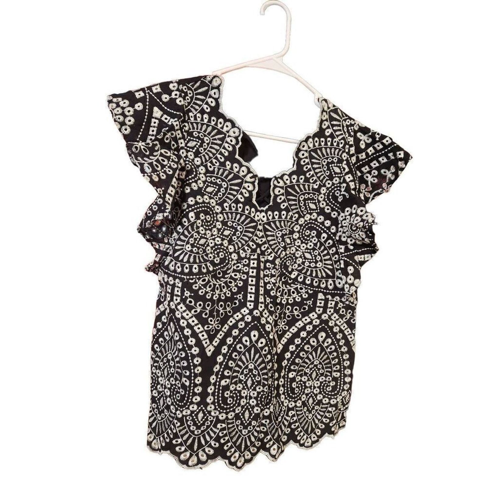 Laundry by Shelli Segal Laundry Shelli Segal XS blouse black - XS 18 Size XS / US 0-2 / IT 36-38 - 3 Thumbnail