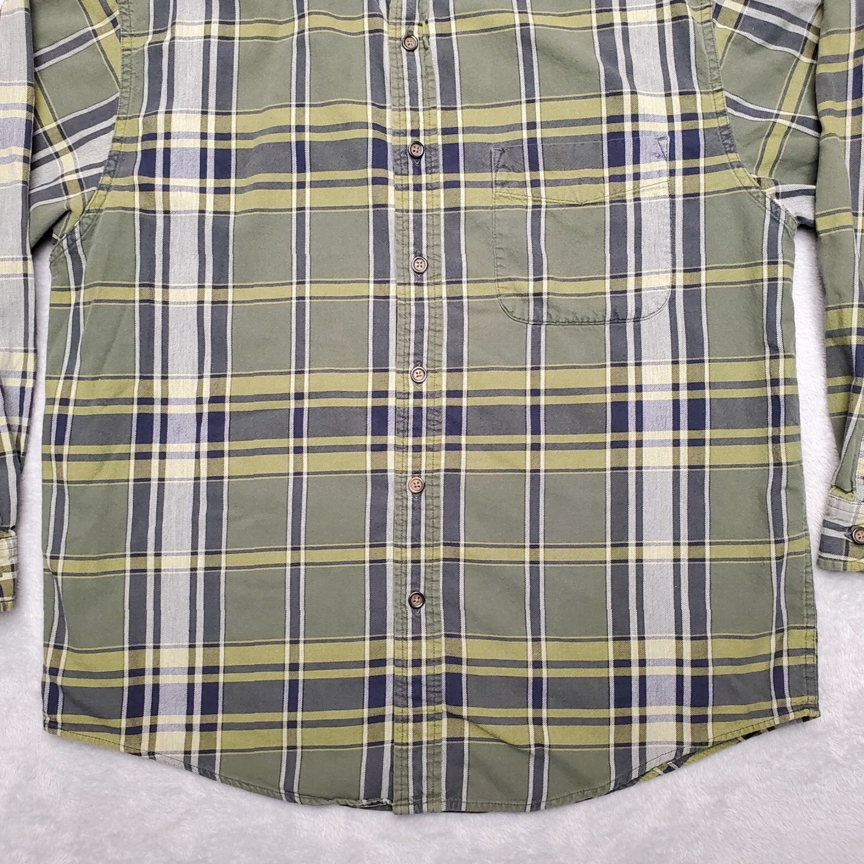 Eddie Bauer VTG Eddie Bauer Flannel Shirt Mens M Green Plaid Button-Down Outdoor Casual Shirt Size US M / EU 48-50 / 2 - 3 Thumbnail