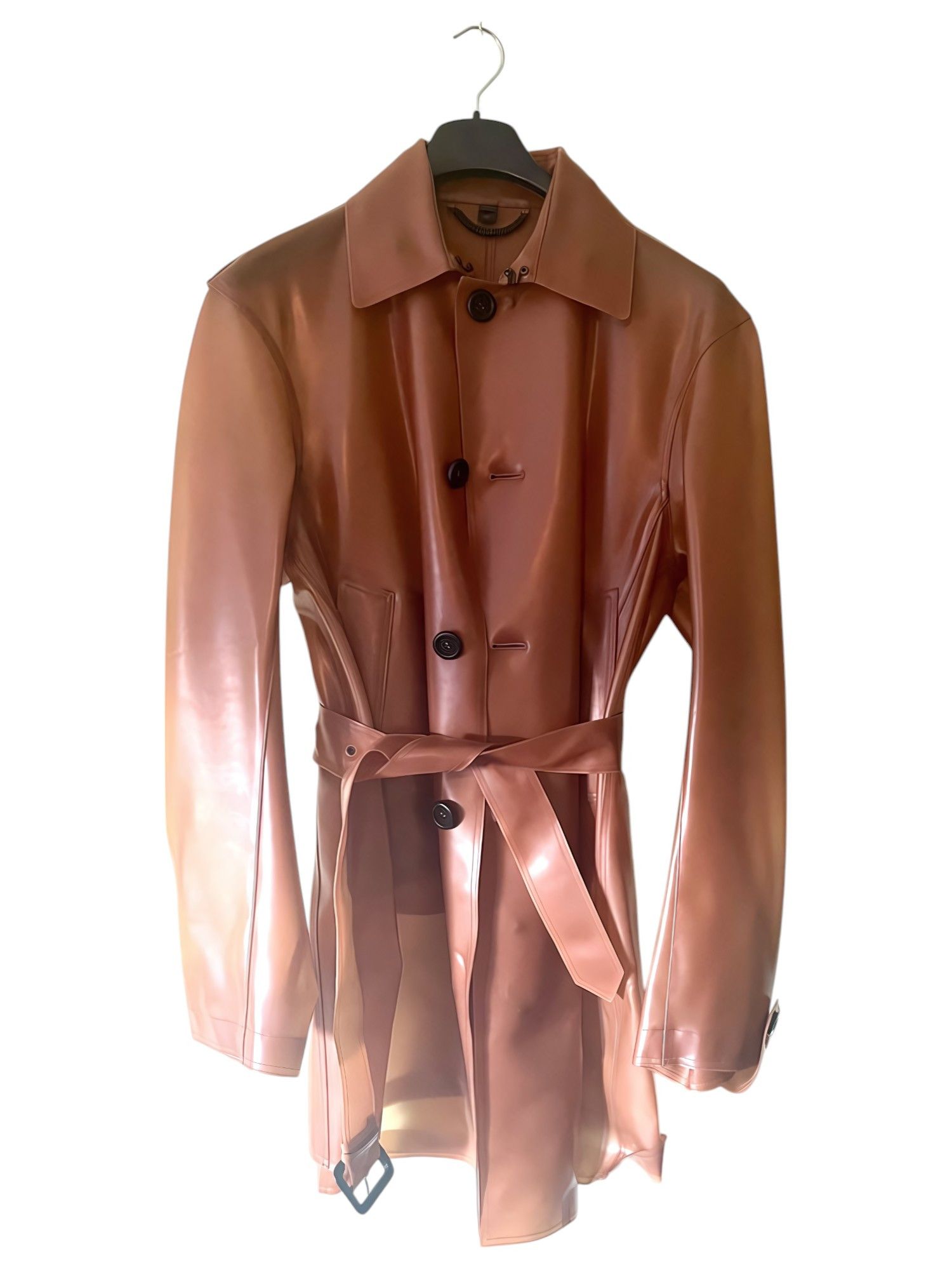 Burberry Prorsum A/W 2013 RUNWAY TRANSPARENT PVC TRENCH COAT Size US S / EU 44-46 / 1 - 2 Thumbnail