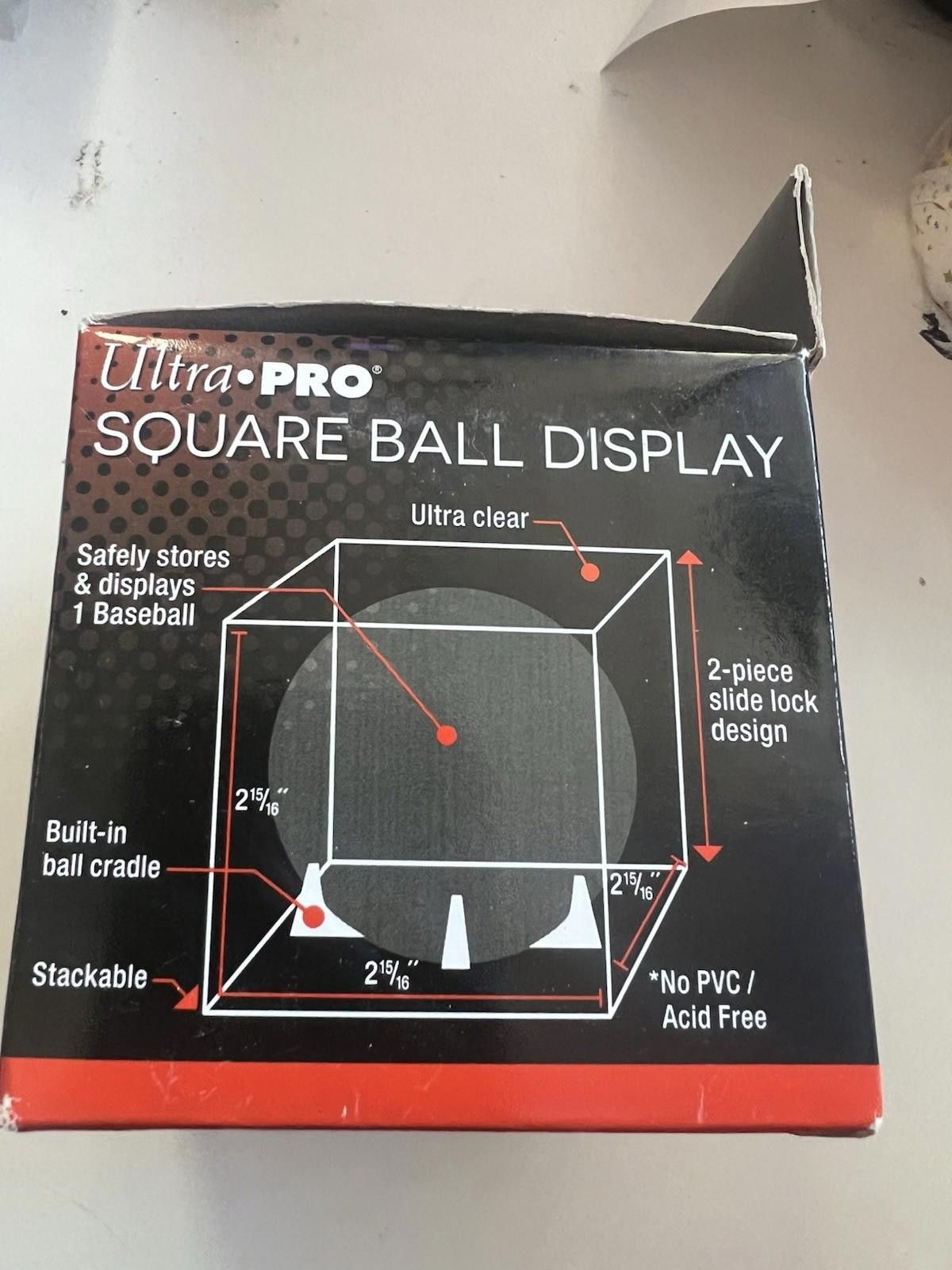 Other Ultra Pro Square Baseball Cube Display Case Built In Cradle Size ONE SIZE - 4 Thumbnail