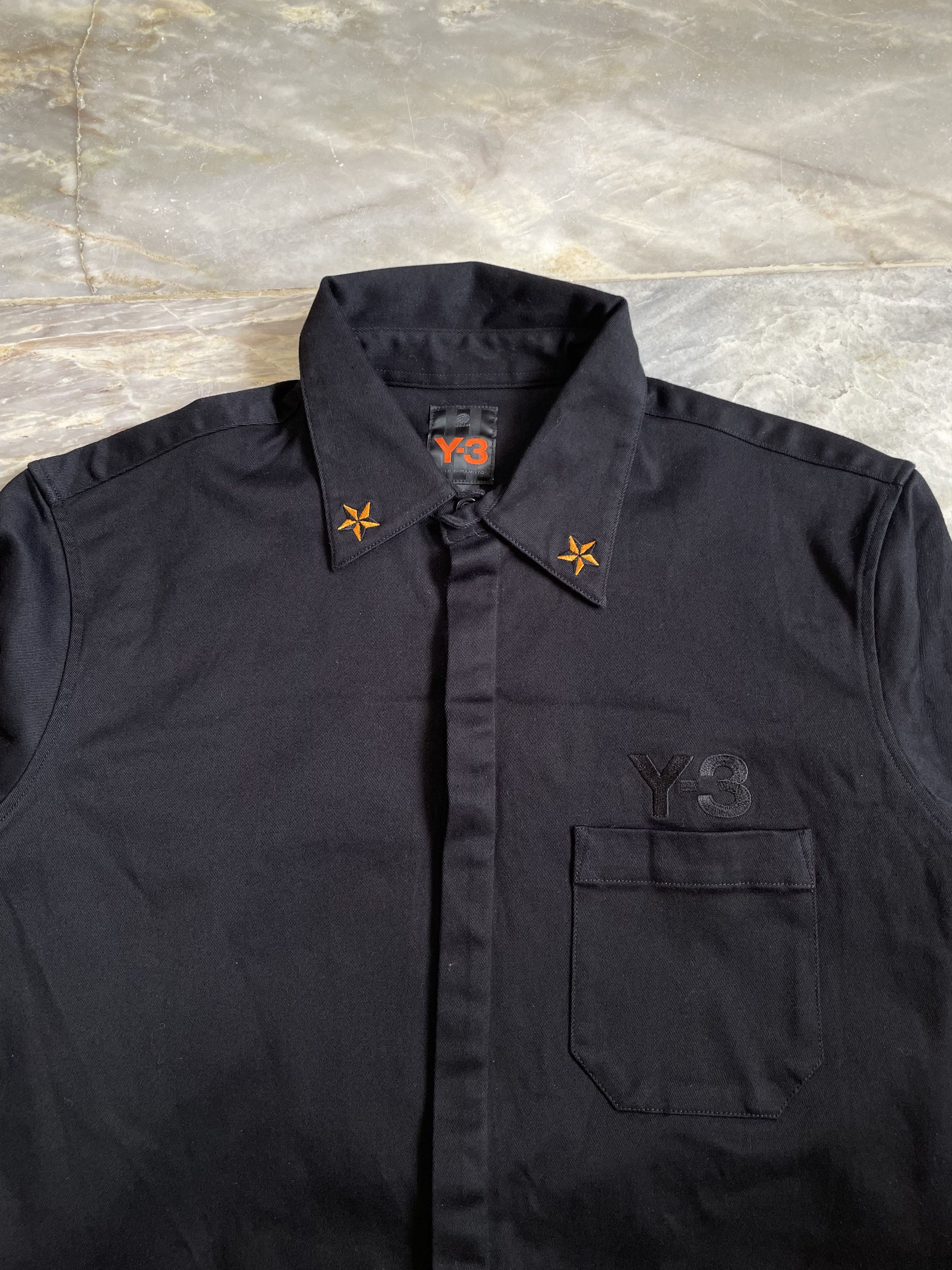 Y-3 Y-3 Polo Longsleeve - Star collar Size US S / EU 44-46 / 1 - 2 Thumbnail