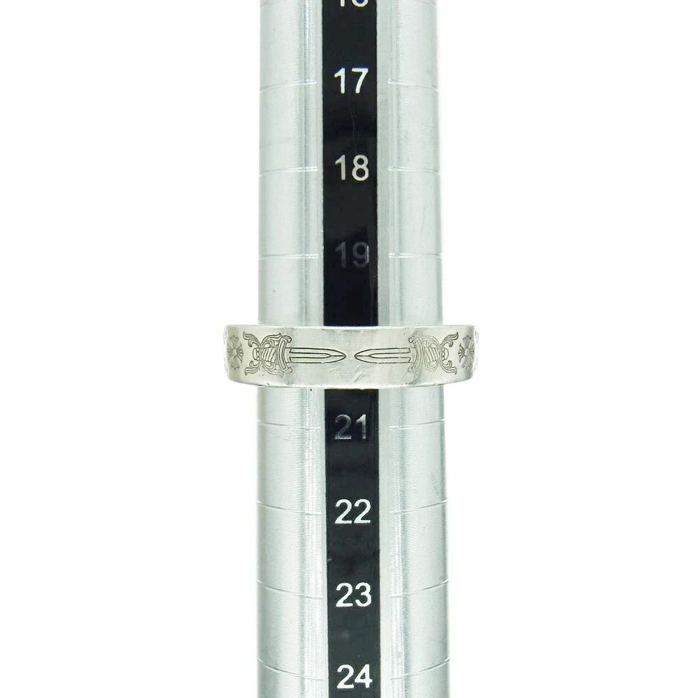 Chrome Hearts 10 CHROME HEARTS 6MM DAGGER SPACER RING silver Size ONE SIZE - 4 Thumbnail