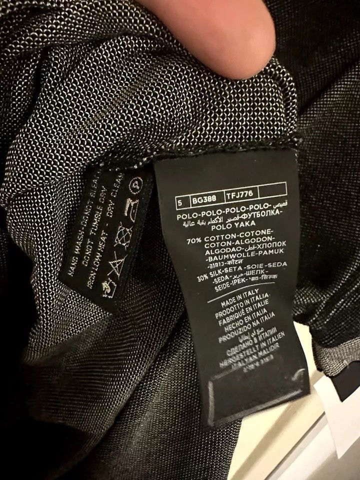 Tom Ford o1ebxxf0225 Polo Shirt in Silver/Black Size US M / EU 48-50 / 2 - 9 Thumbnail
