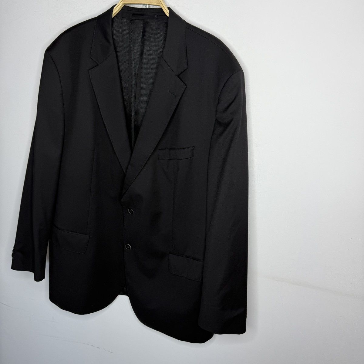 Hugo Boss Hugo Boss Wool Blazer Jacket Black Guabello Size 50R - 2 Thumbnail