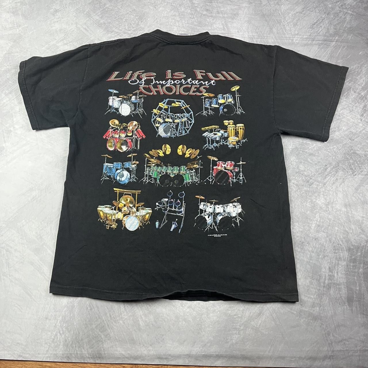 Designer Vintage drummer shirt Size US L / EU 52-54 / 3 - 4 Thumbnail