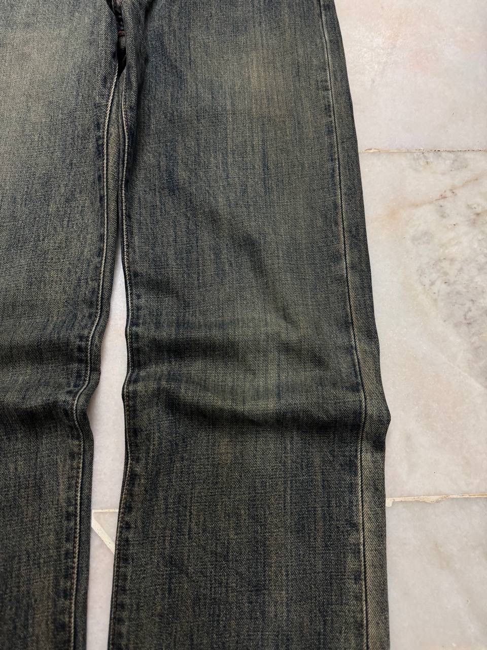 If Six Was Nine VINTAGE GOLD RUSH FADE RUSTY WIDE DARK JEANS JAPAN Size US 28 / EU 44 - 6 Thumbnail