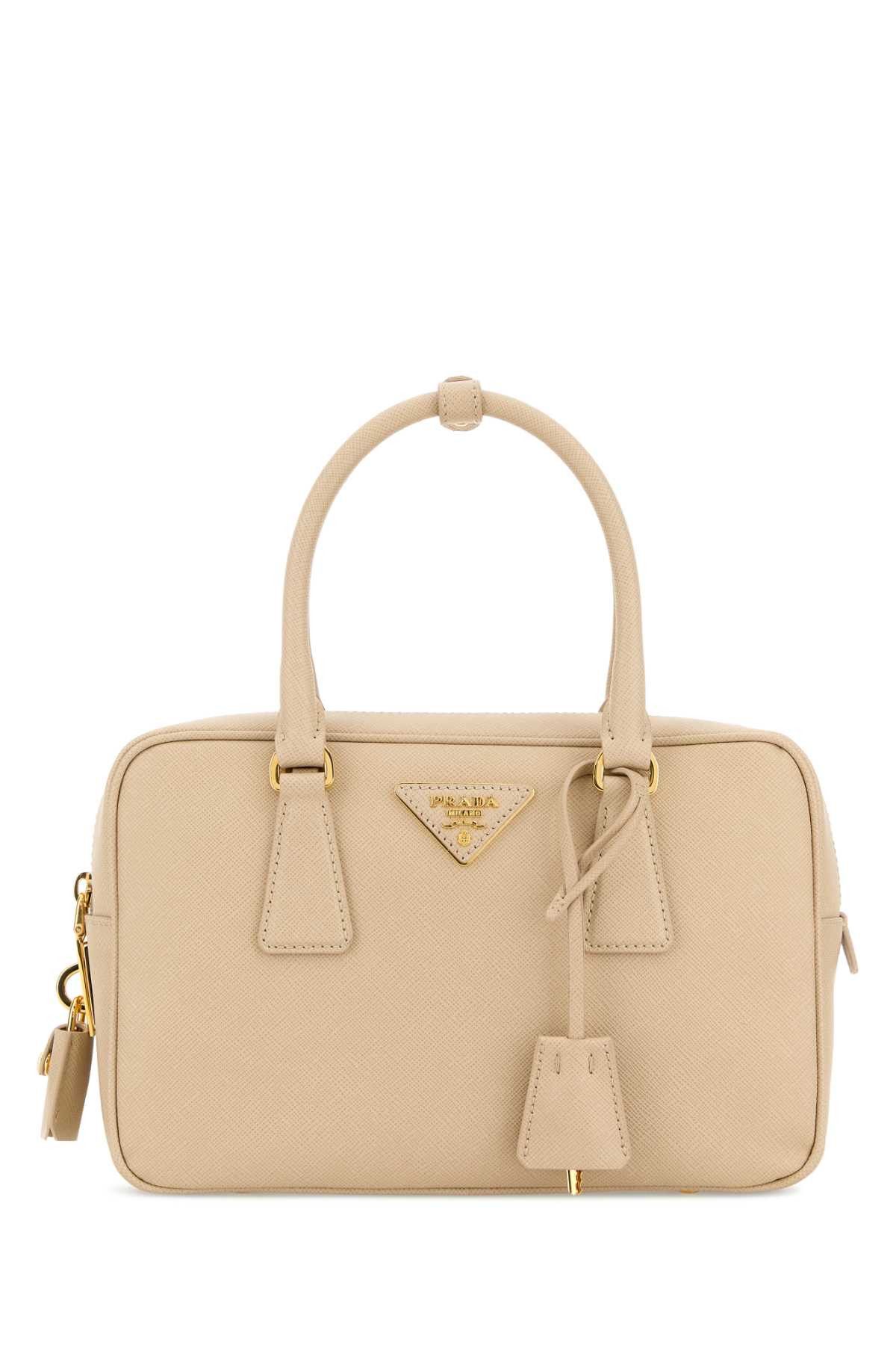 Prada Sand Leather Handbag Size ONE SIZE - 1 Thumbnail