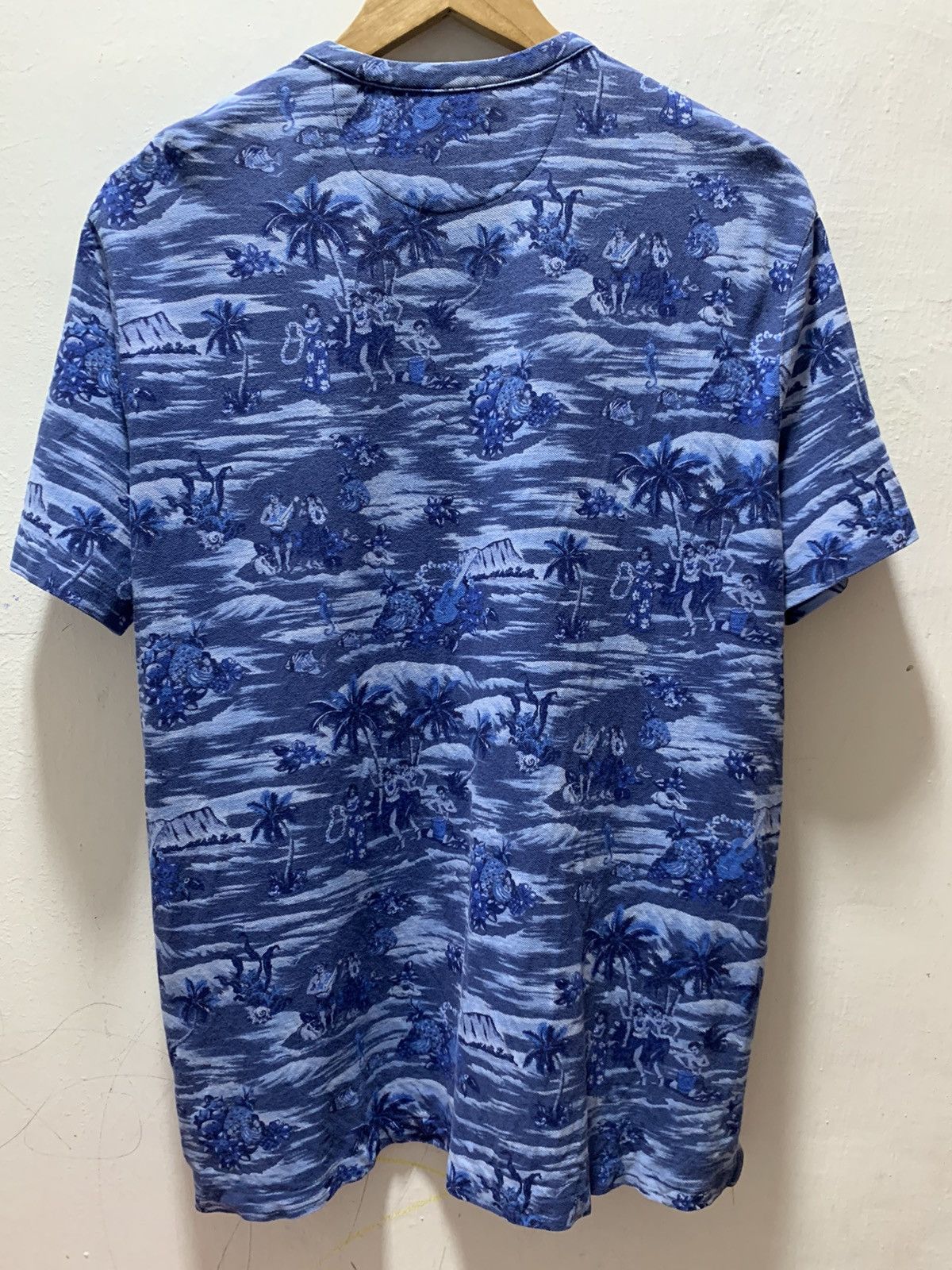 Polo Ralph Lauren Polo Ralph Lauren Hawaiian Short Sleeve Shirt Mens M Blue Size US M / EU 48-50 / 2 - 11 Thumbnail