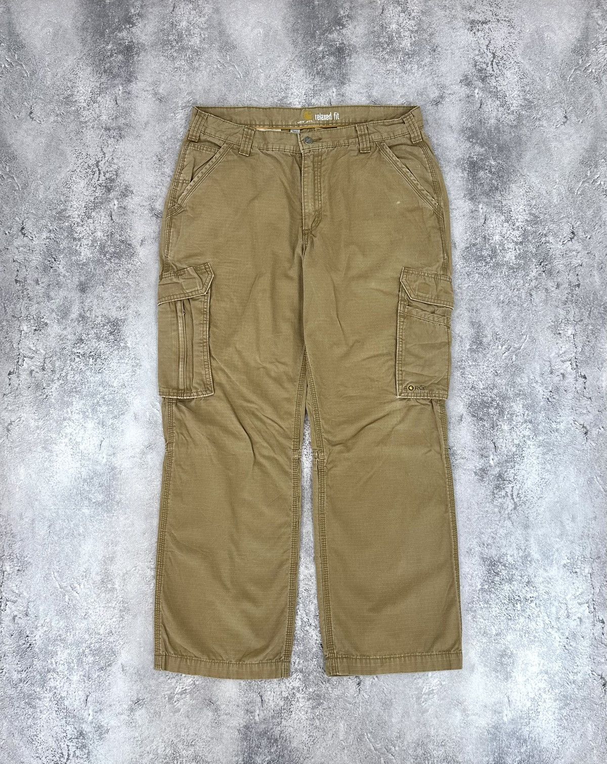 Carhartt Vintage Carhartt Cargo Force Utility Y2K Baggy Work Pants Size US 36 / EU 52 - 2 Thumbnail