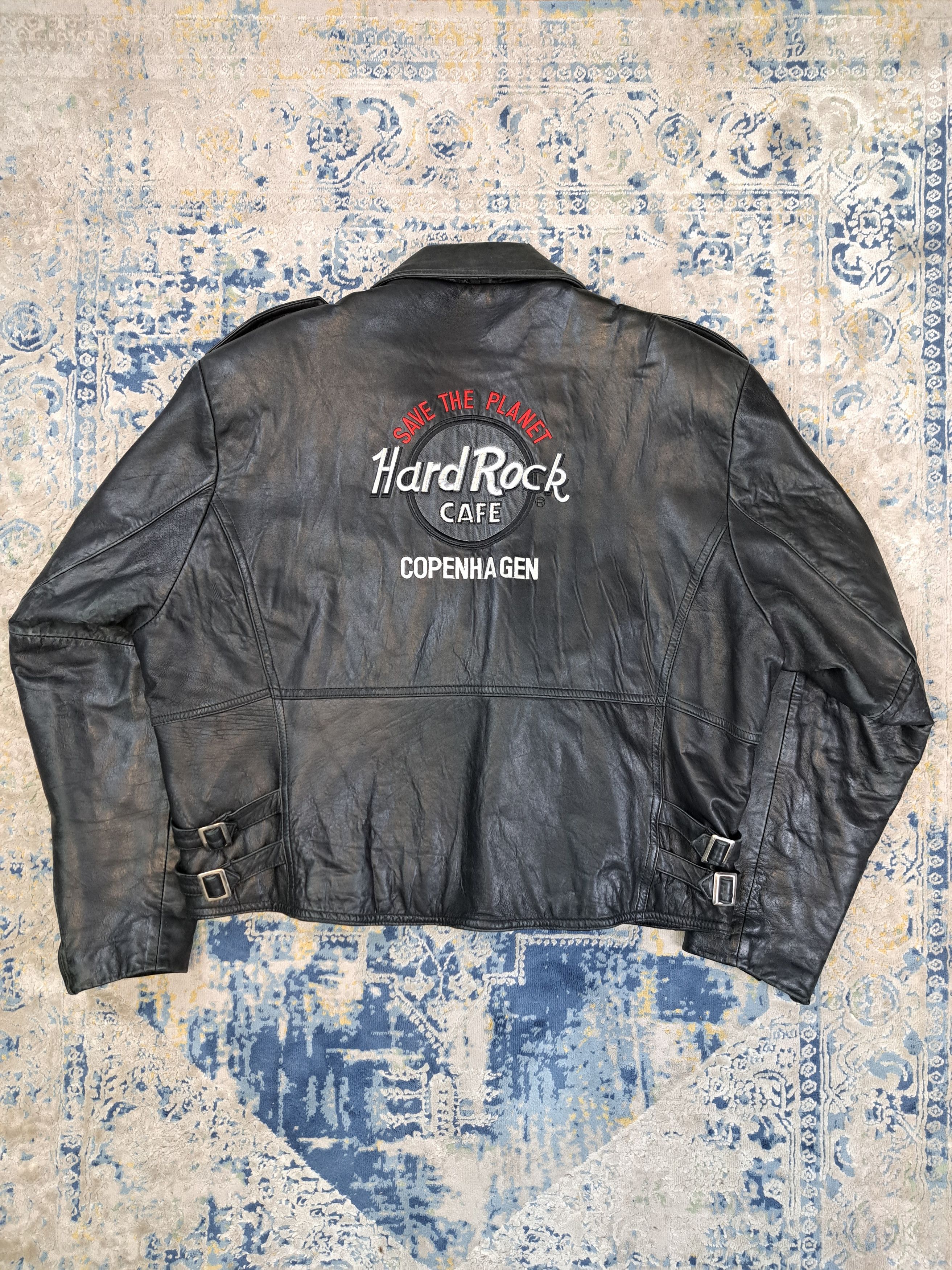 Hard Rock Cafe Vintage Ramones Hard Rock Cafe Leather Jacket Size US XL / EU 56 / 4 - 1 Thumbnail