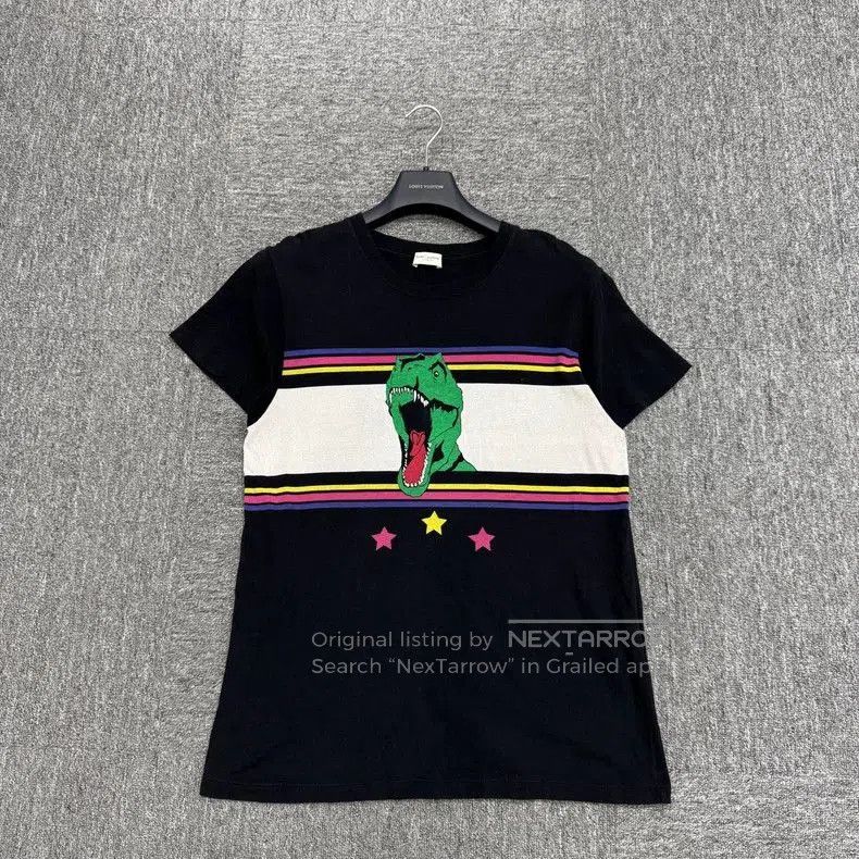 Saint Laurent Paris SLP Dinosaur Print Short Sleeve T. Size US S / EU 44-46 / 1 - 1 Thumbnail