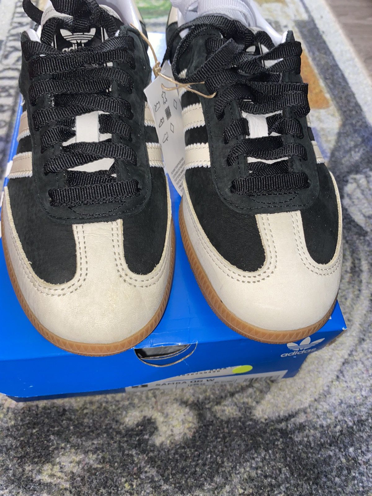 Adidas Adidas Samba OG Black Wonder White (5 Mens) Size US 6 / IT 36 - 4 Thumbnail