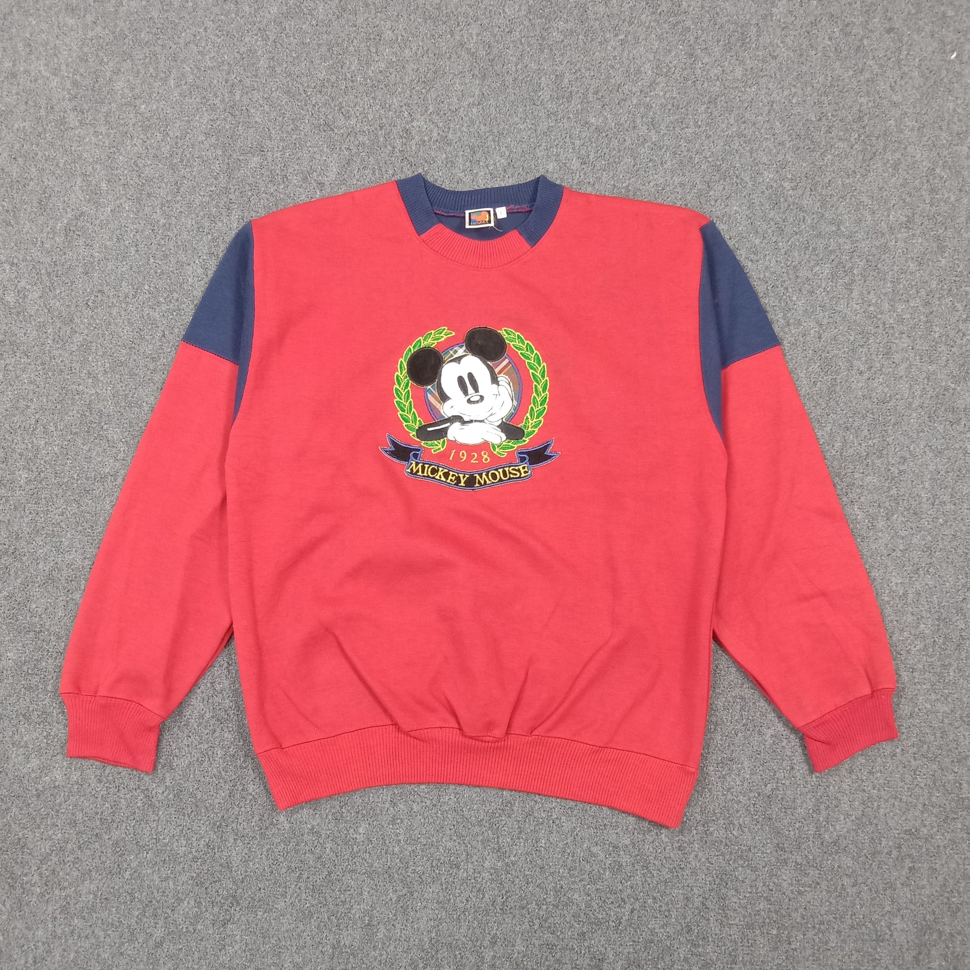 Disney Mickey Mouse Disney Cartoon 90's Sweatshirt C279N6 Size US M / EU 48-50 / 2 - 1 Thumbnail