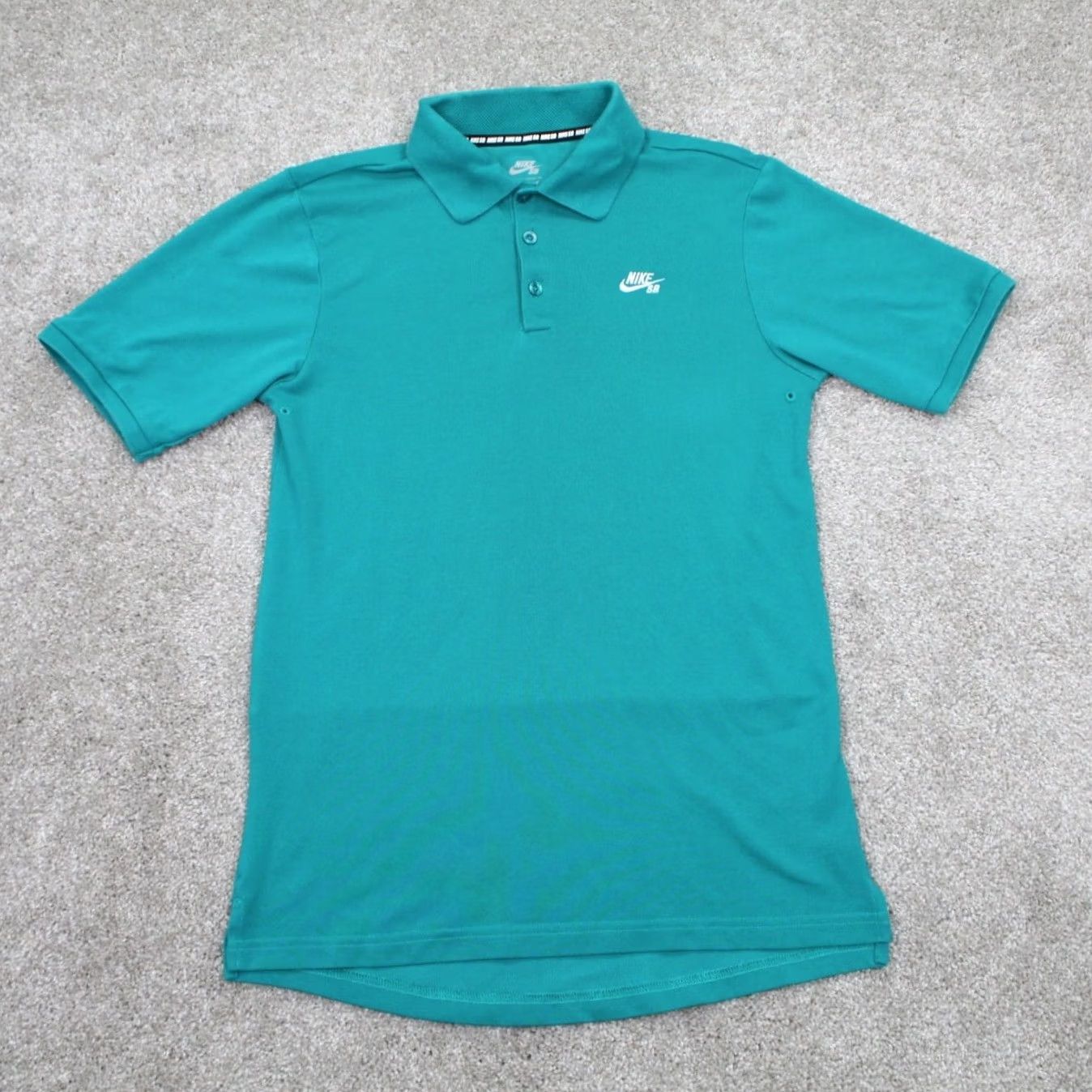 Nike Nike SB Polo Shirt Men S Green Dri-Fit Pique Short Sleeve Pullover Logo Breathable Lightweight S/S Polo Size US S / EU 44-46 / 1 - 2 Thumbnail