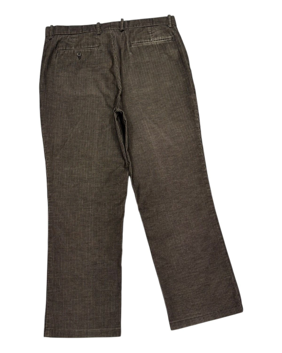 Kansai Yamamoto × Y's for Men × Yohji Yamamoto KANSAI YAMAMOTO BAGGY WIDE PANTS STRIPED Size US 34 / EU 50 - 4 Thumbnail