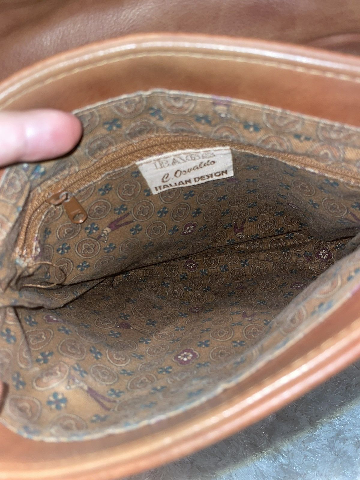 Vintage 🔥 Italian Leather Shoulder Bag Brown Size ONE SIZE - 4 Thumbnail