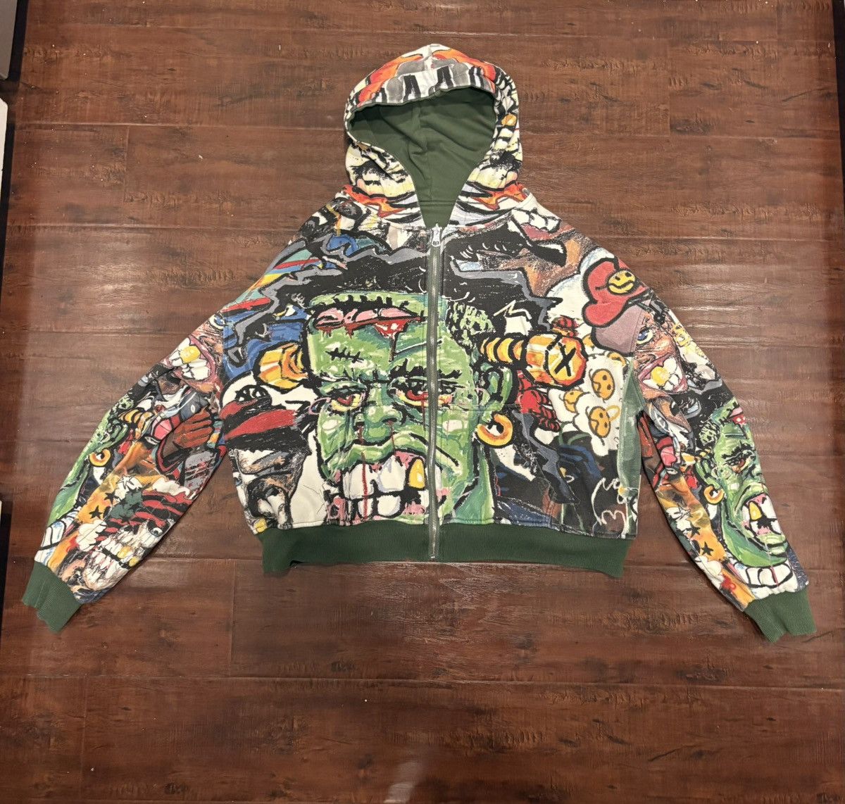 Plus One Clothing vxmeee x plus one reversible hoodie green Size US L / EU 52-54 / 3 - 1 Thumbnail