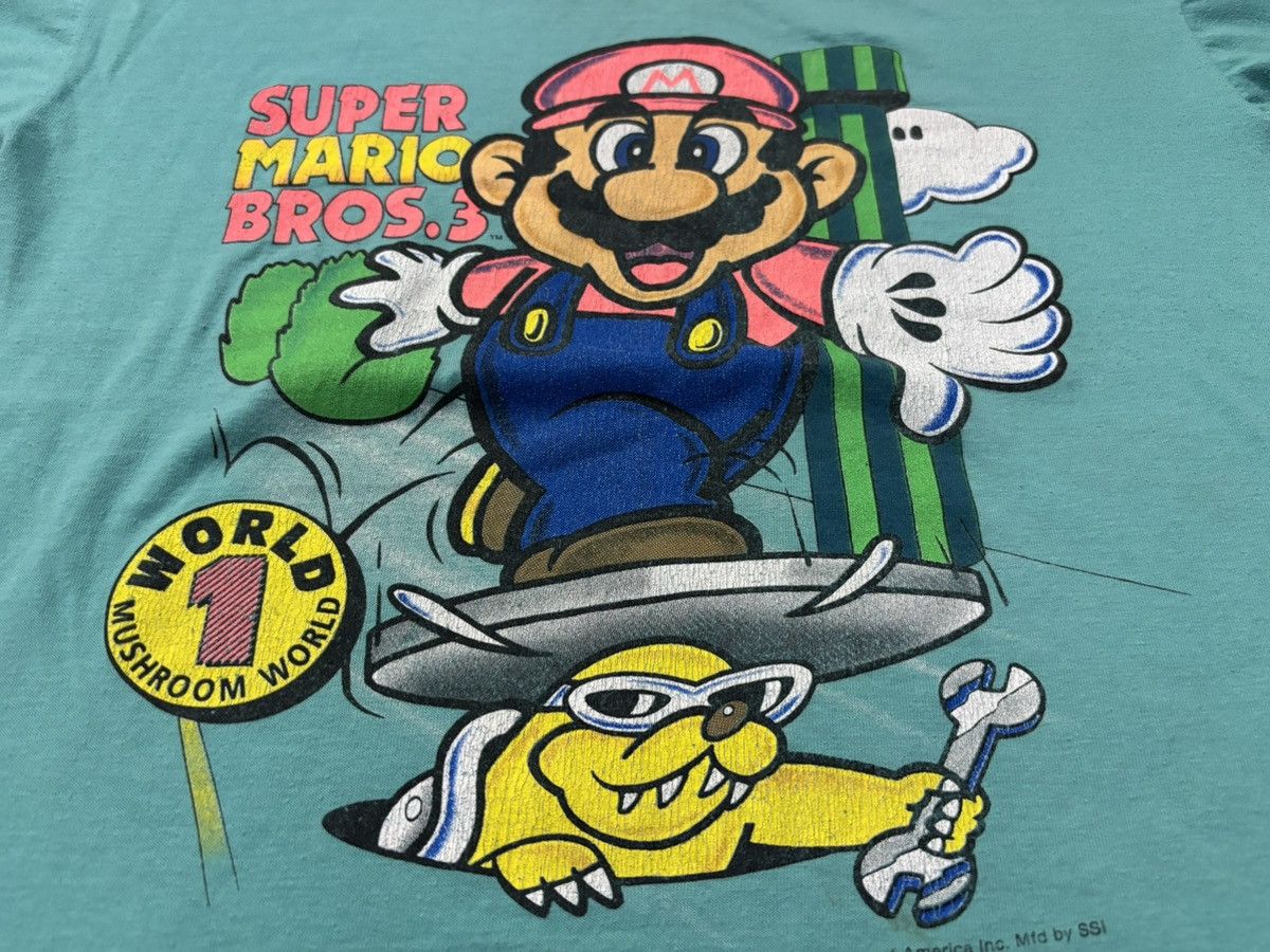 Vintage Vintage 1990 Nintendo Super Mario Bros Size US XXS / EU 40 - 3 Thumbnail
