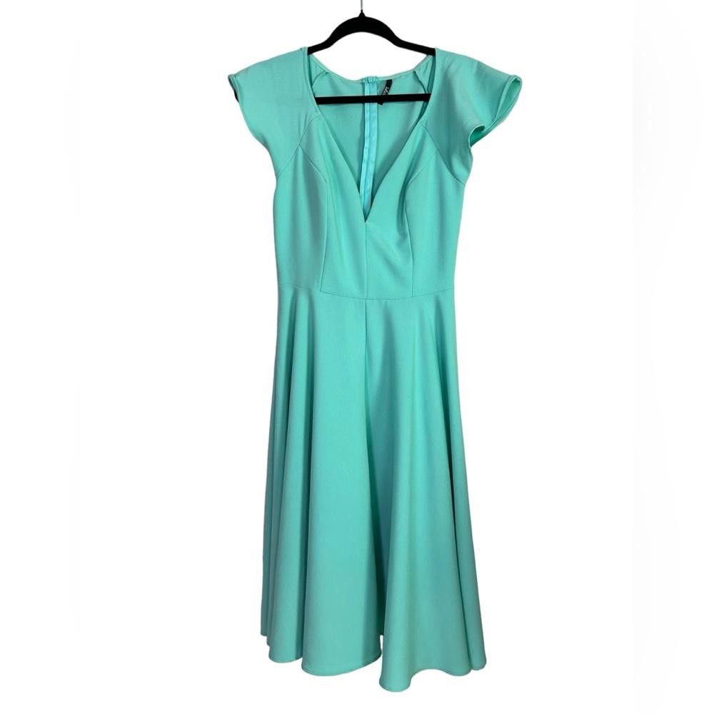 Lulus Lulus l Vintage Mint Green Fit & Flare Midi Dress Medium Size M / US 6-8 / IT 42-44 - 1 Thumbnail