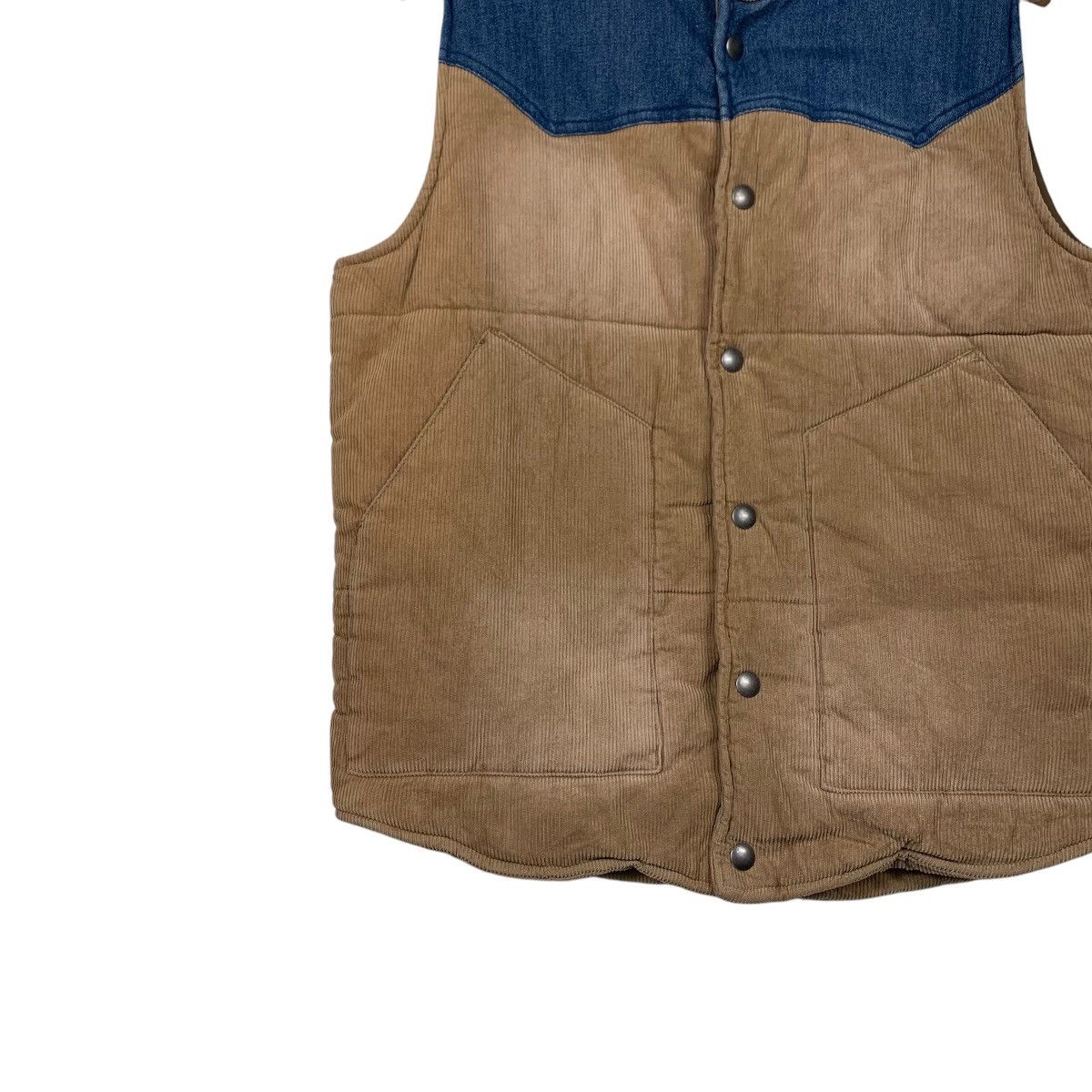 Japanese Brand RAG MACHINE Corduroy Puffer Vest #2292-C102 Size US M / EU 48-50 / 2 - 5 Thumbnail