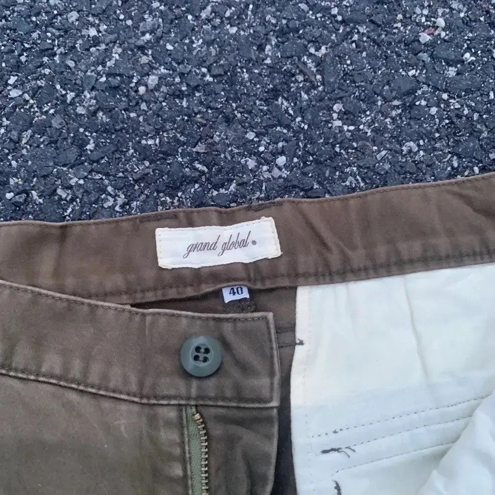 Japanese Brand 💥 Heavy Duty Global Work 31x31 Trousers Rugged Faded Cargo Size US 31 - 9 Thumbnail
