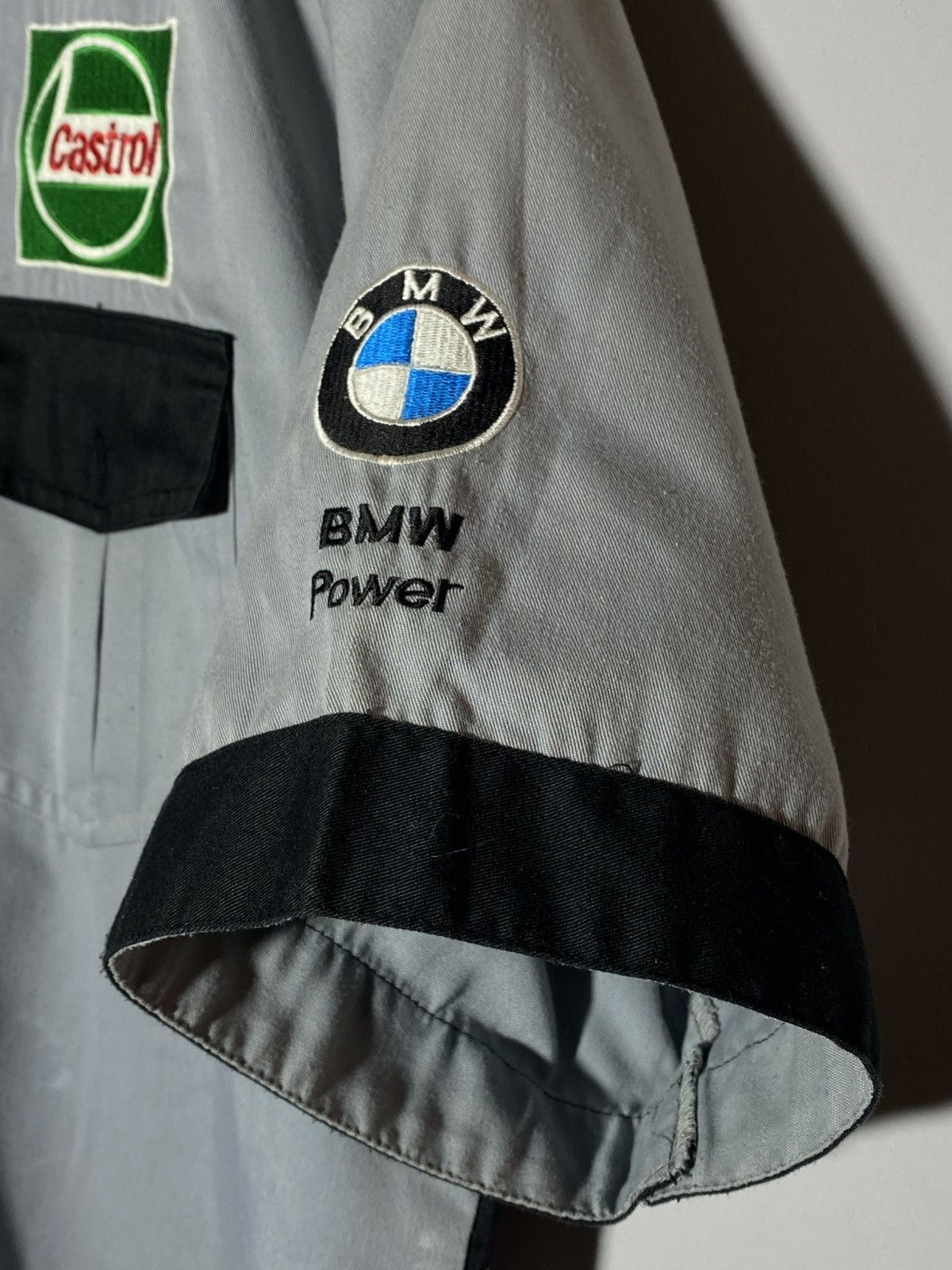 BMW 🔥 BMW VINTAGE Y2k RACING SHORT SLEEVE SHIRT Size US XXL / EU 58 / 5 - 6 Thumbnail