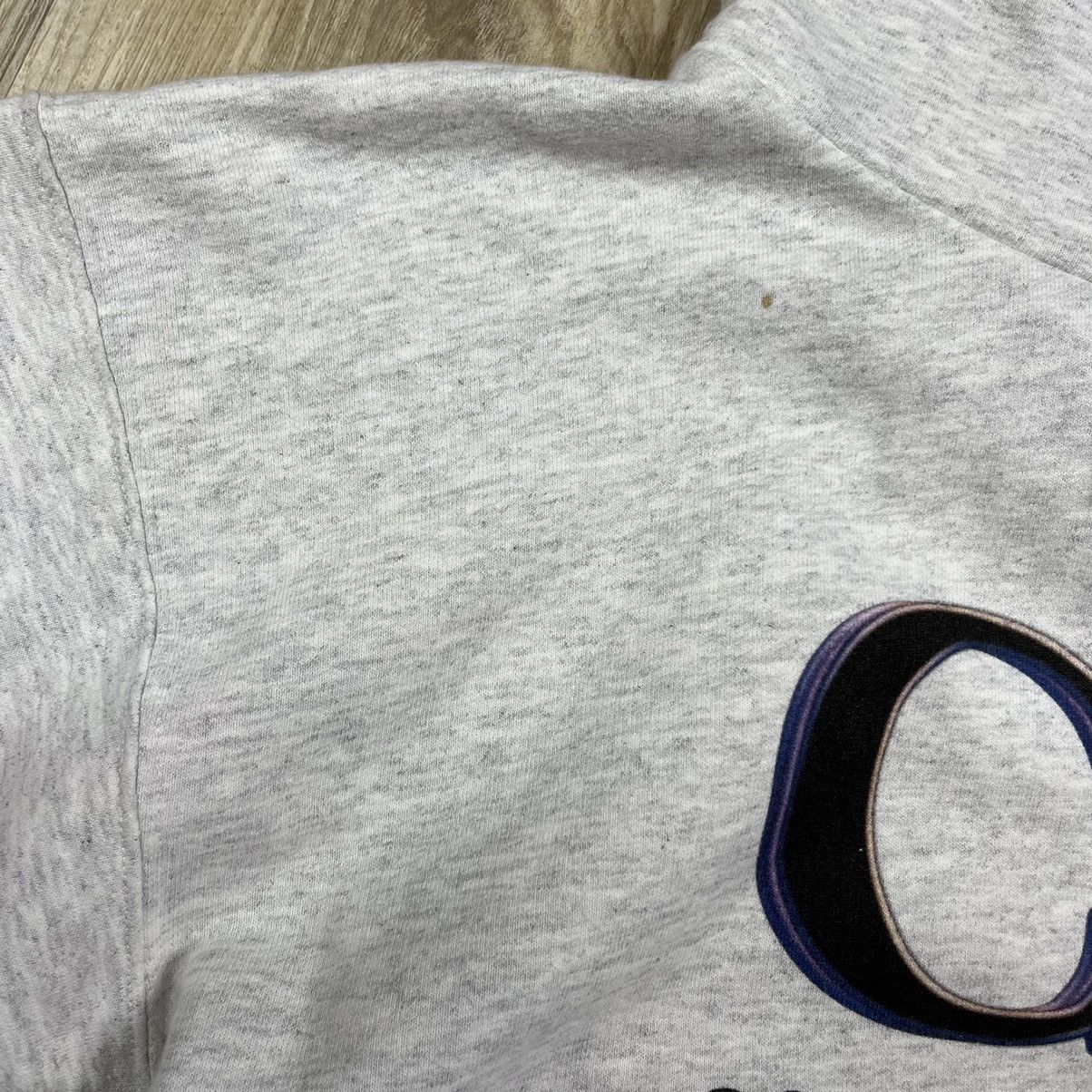 Hanes × Vintage Gray Hoodie Vintage OCD Funny Y2K Hanes Boxy Fit Size US S / EU 44-46 / 1 - 7 Thumbnail