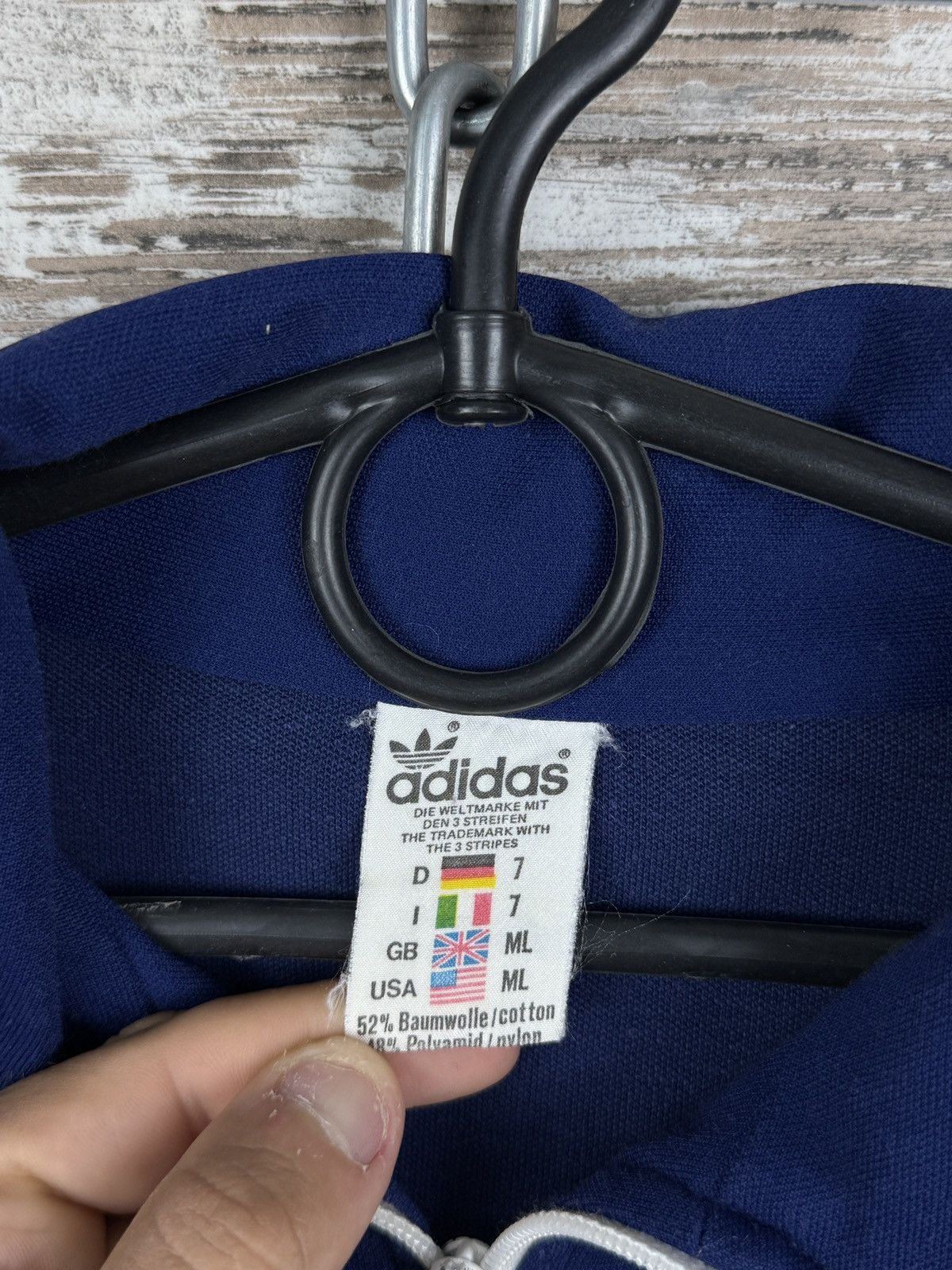 Adidas × Vintage Mens Vintage Adidas track jacket made in Hong Kong Olympic Size US M / EU 48-50 / 2 - 10 Thumbnail