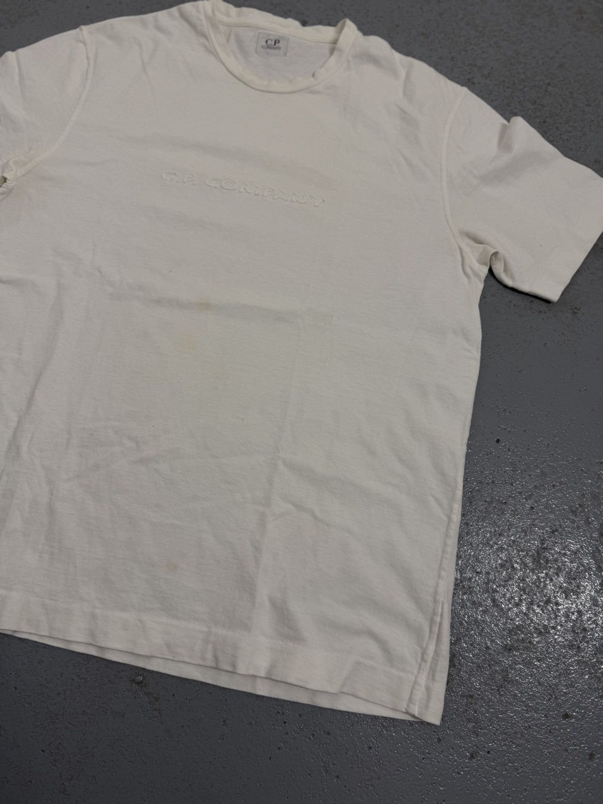 C.P. Company Vintage C.P. Company Cotton Logo Single Stitch T-Shirt Size US L / EU 52-54 / 3 - 4 Thumbnail