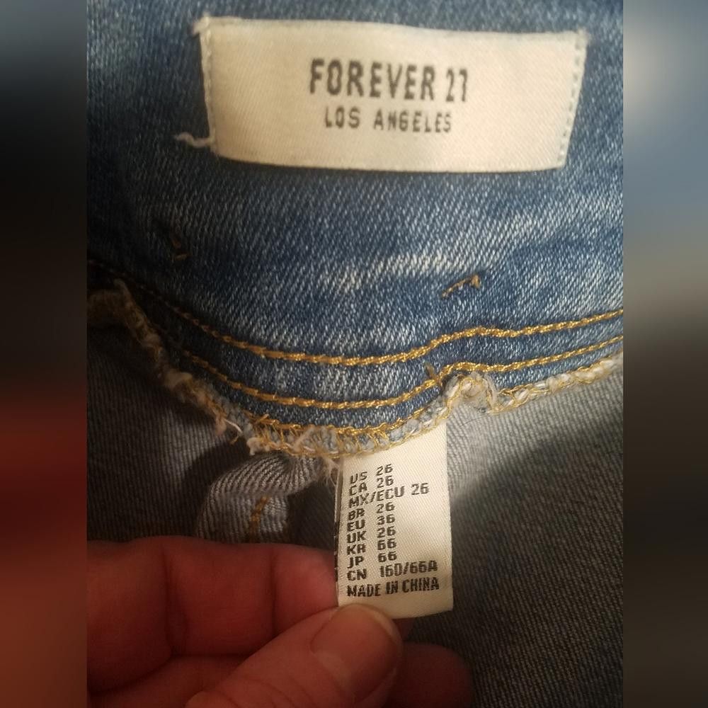 Forever 21 Forever 21 Women's Blue Jeans Size 26 Size 26" / US 2 / IT 38 - 4 Thumbnail