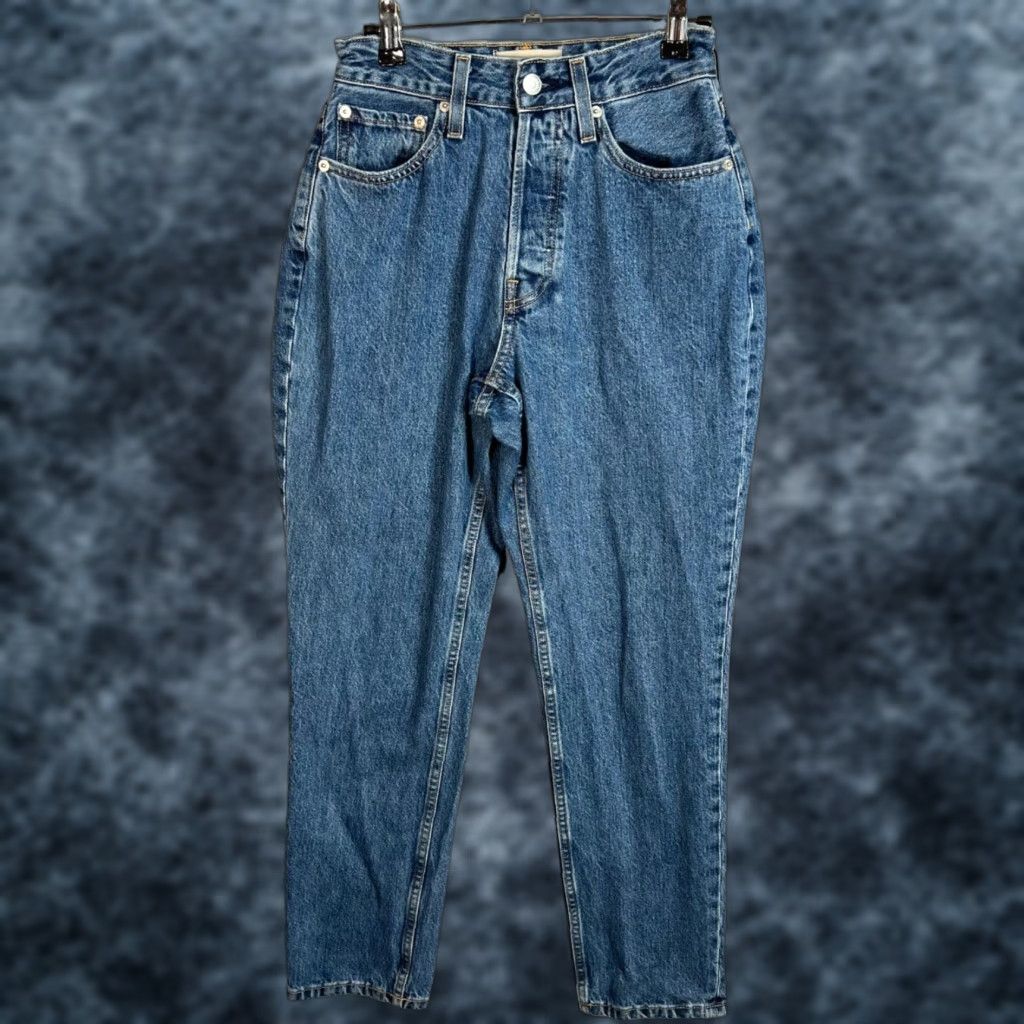 Everlane Everlane Jeans Women Size 26 Blue Cotton Denim Straight 5-Pocket 90s Curvy Size 26" / US 2 / IT 38 - 1 Thumbnail