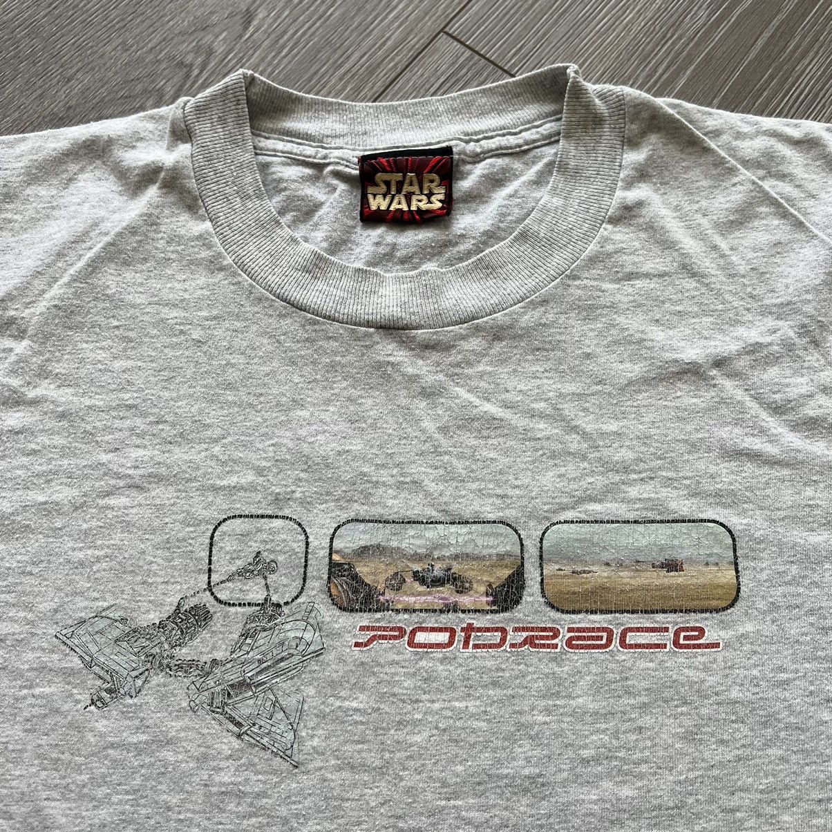 Star Wars × Vintage Vintage 1999 Star Wars Movie T-Shirt RARE Size US XL / EU 56 / 4 - 2 Thumbnail