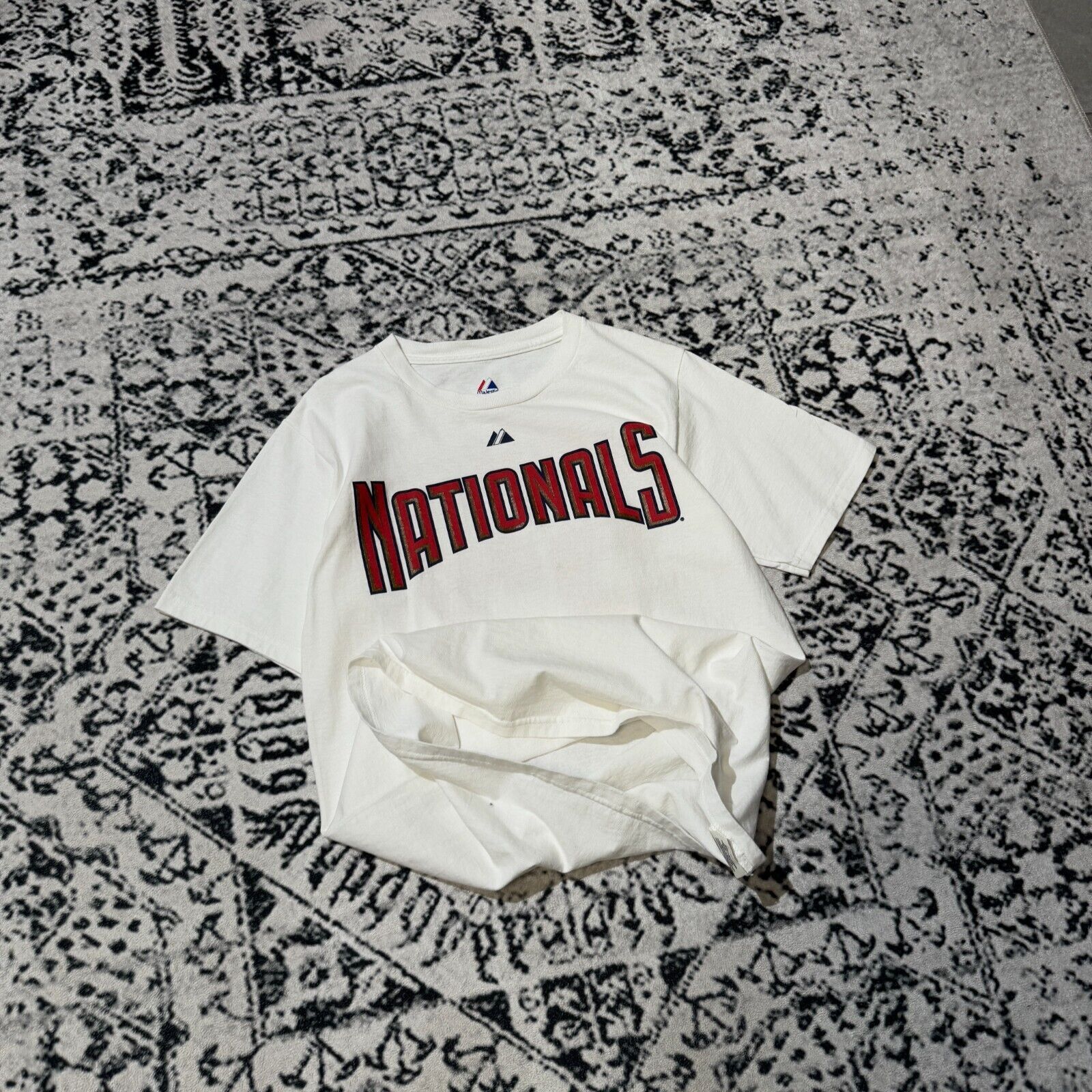 Majestic × Vintage Vintage Majestic White Cotton T-Shirt Size S Starasburg #37 Size S / US 4 / IT 40 - 9 Thumbnail
