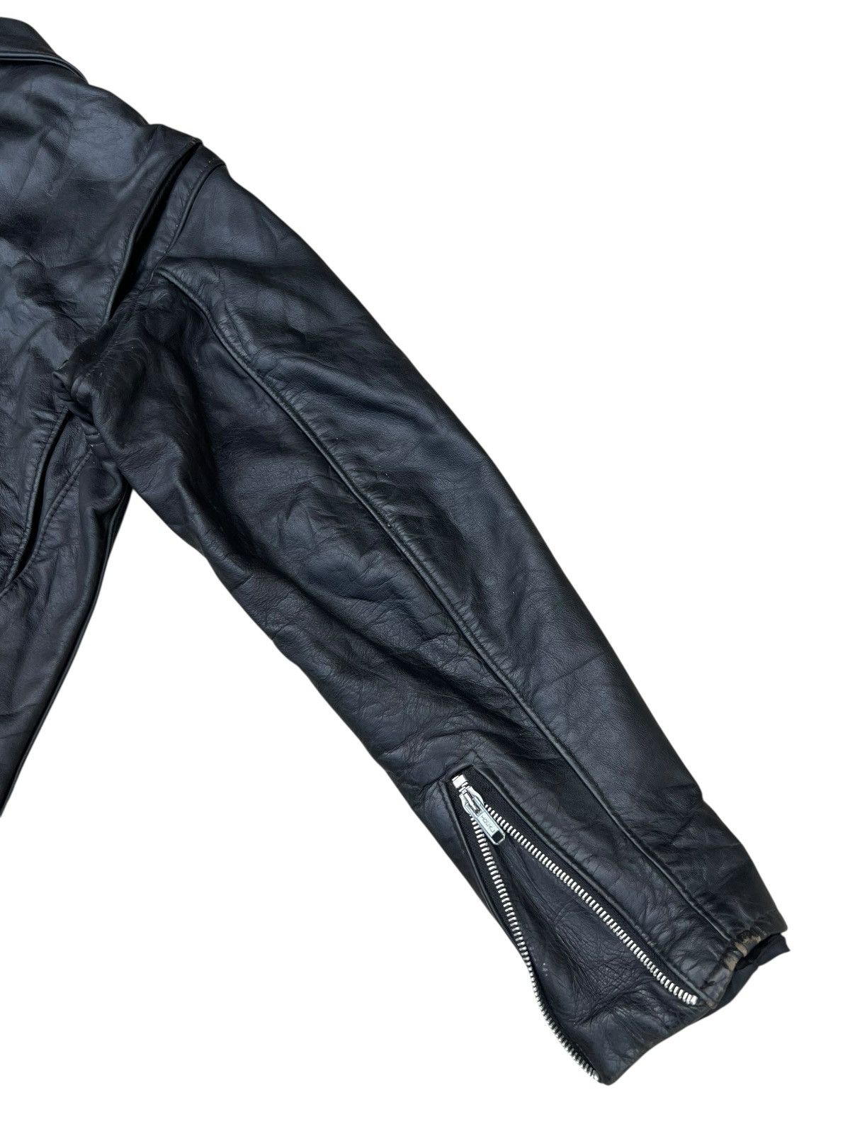 Schott Vintage 80s Schott 642 Distress Patina Leather Rider Jacket Size US S / EU 44-46 / 1 - 23 Thumbnail