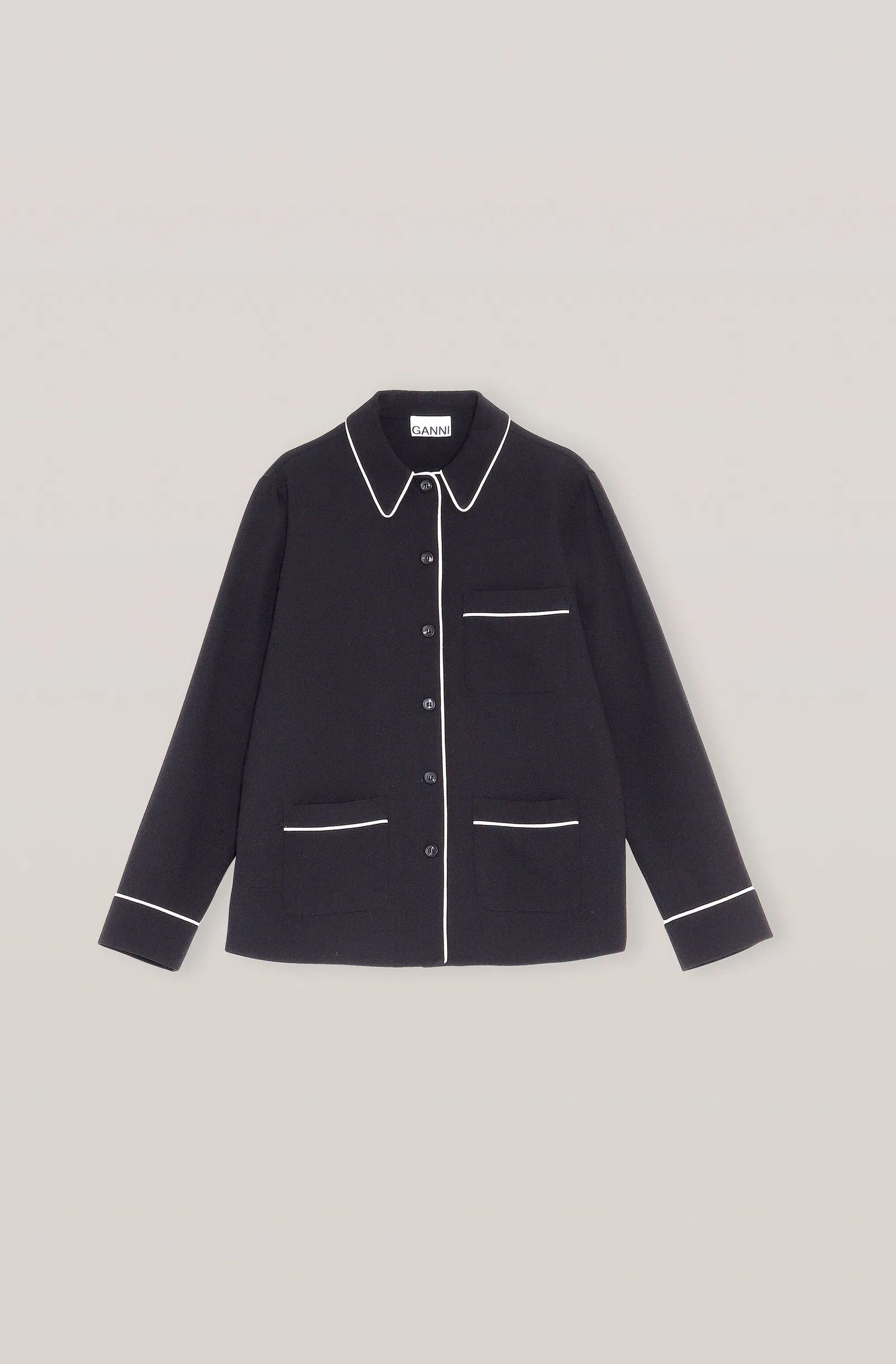 Ganni Ganni Shirt Size S / US 4 / IT 40 - 1 Thumbnail