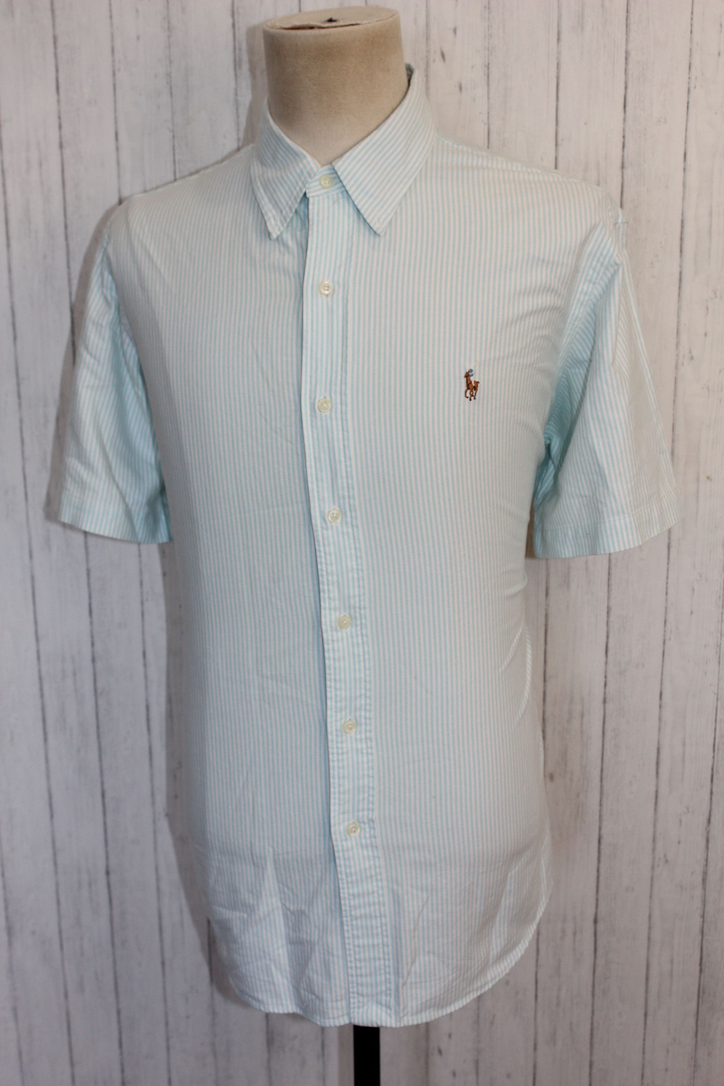 Polo Ralph Lauren RALPH LAUREN Vintage Short Sleeve Striped Shirt Size US XL / EU 56 / 4 - 3 Thumbnail