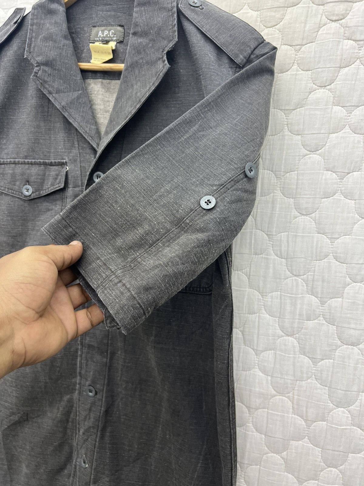 A.P.C. A.P.C DENIM MILITARY JACKET Size US M / EU 48-50 / 2 - 4 Thumbnail